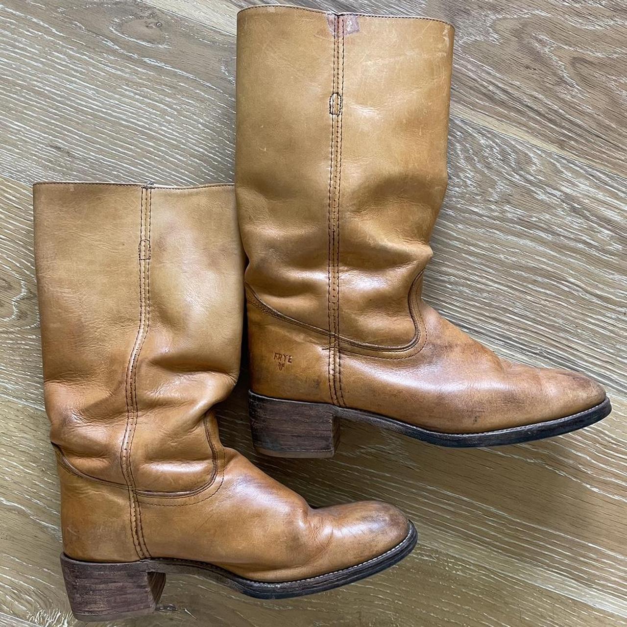 frye tan boots