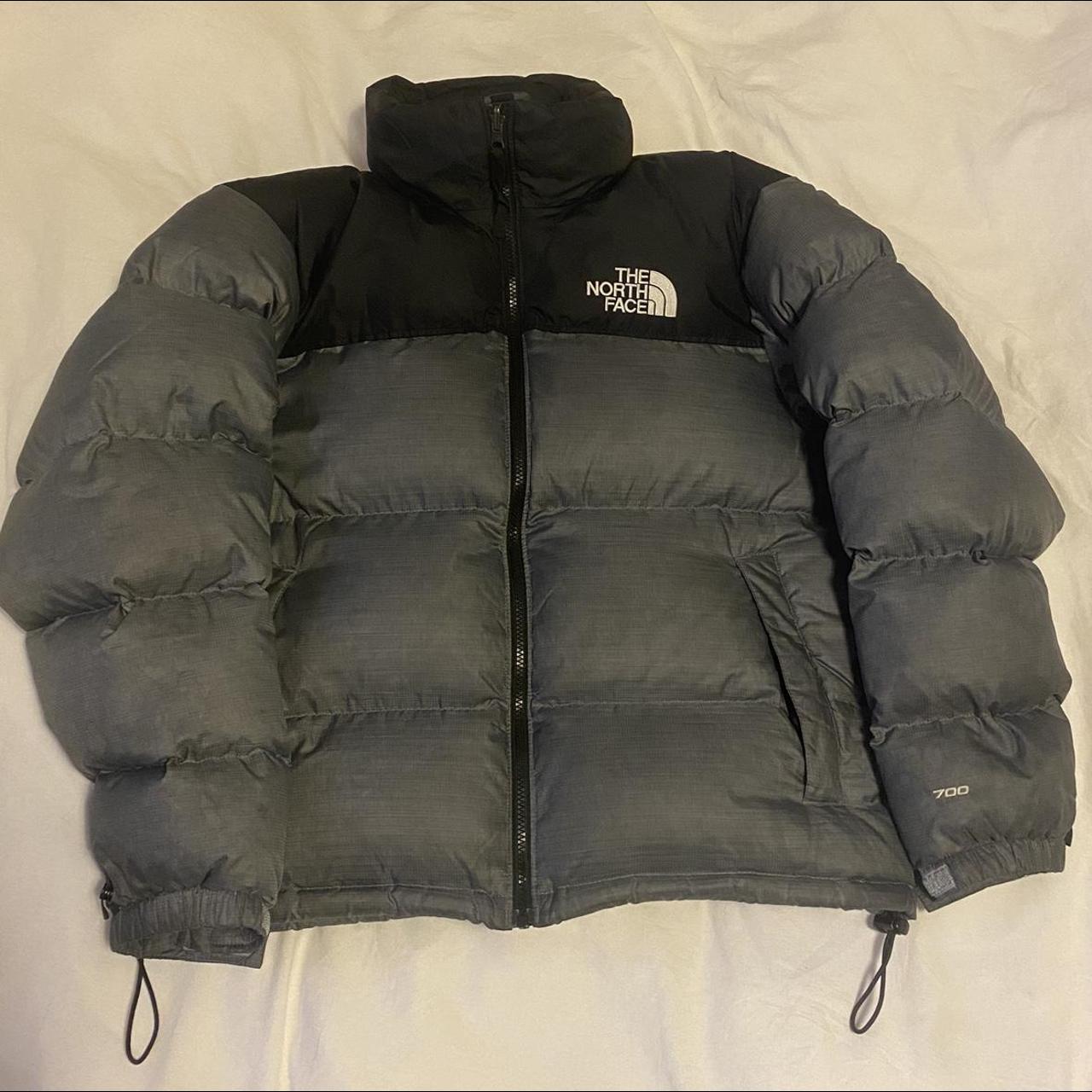 The North Face Men's Grey and Black Jacket | Depop