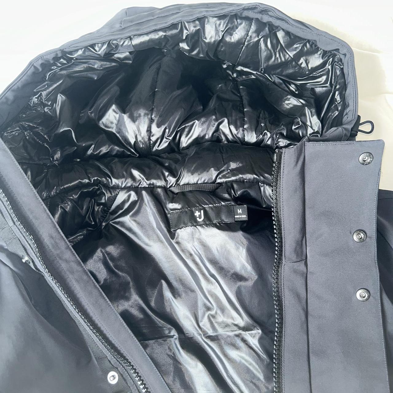 Jil Sander Men's Black and Grey Coat | Depop