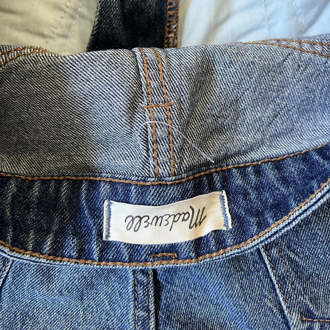 Madewell The Curvy Perfect Vintage Jean Short Raw... - Depop