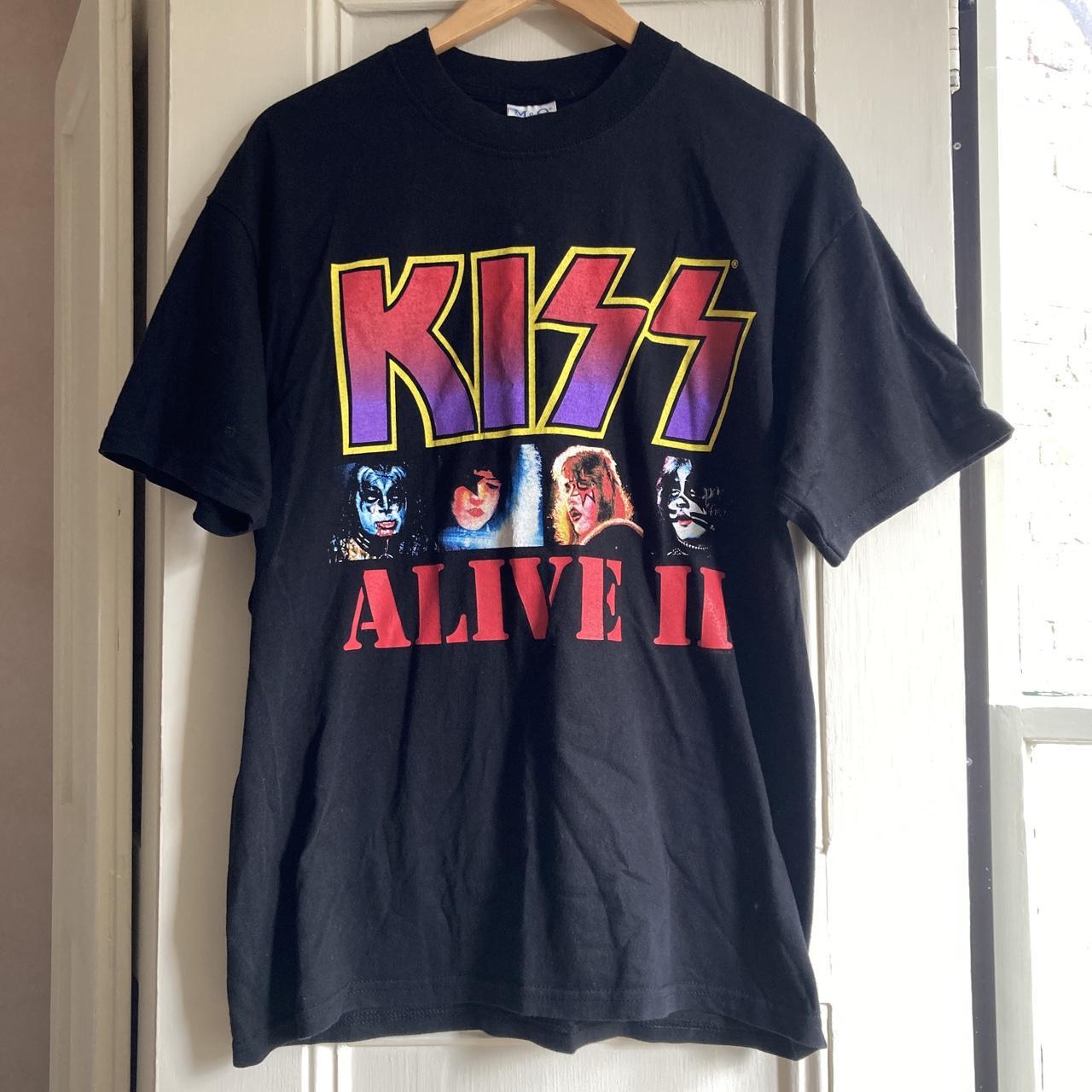 00s VINTAGE KISS ALIVE 2 TSHIRT BAND MUSIC 2001 | Depop