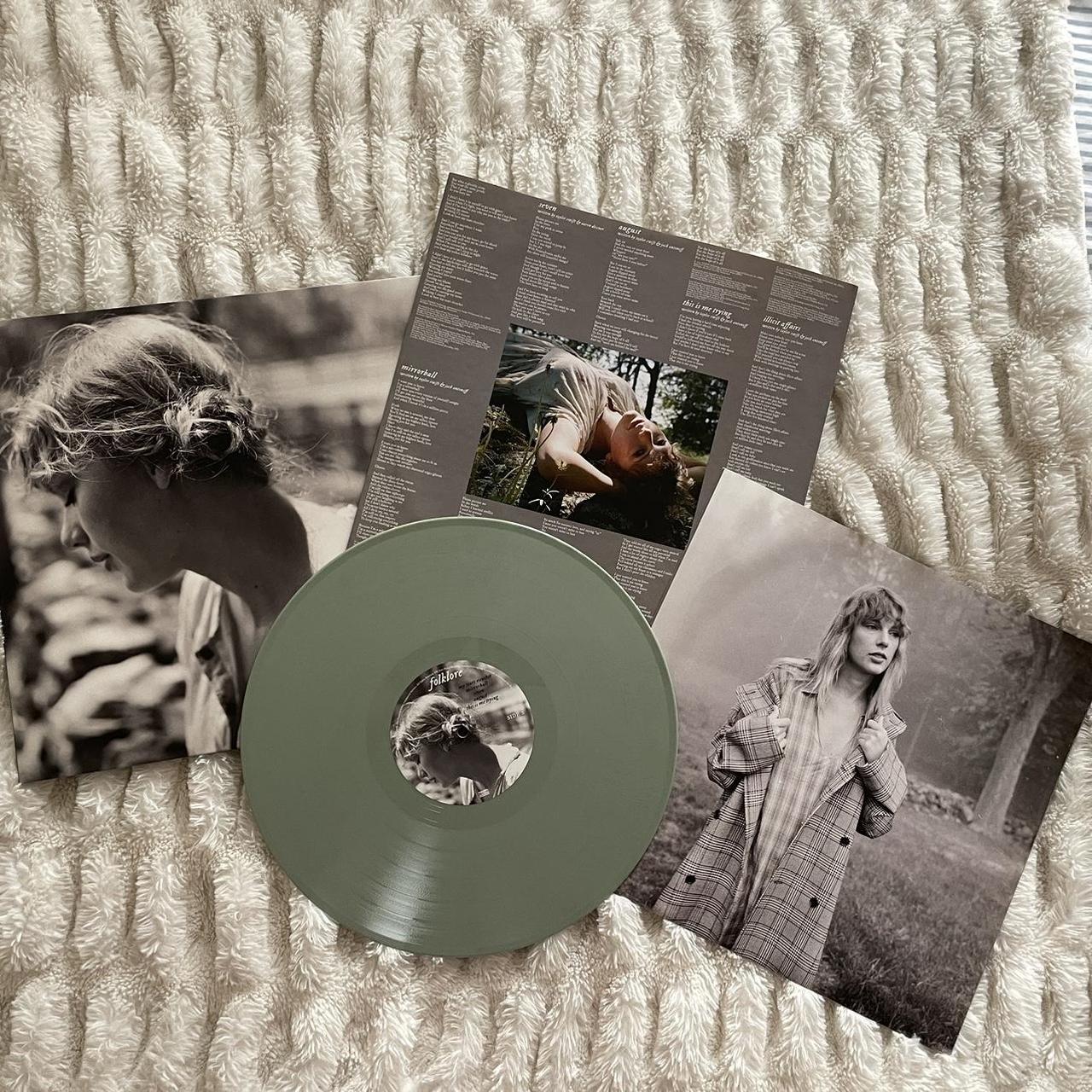 Taylor Swift Stolen Lullabies purchases Green Folklore Vinyl