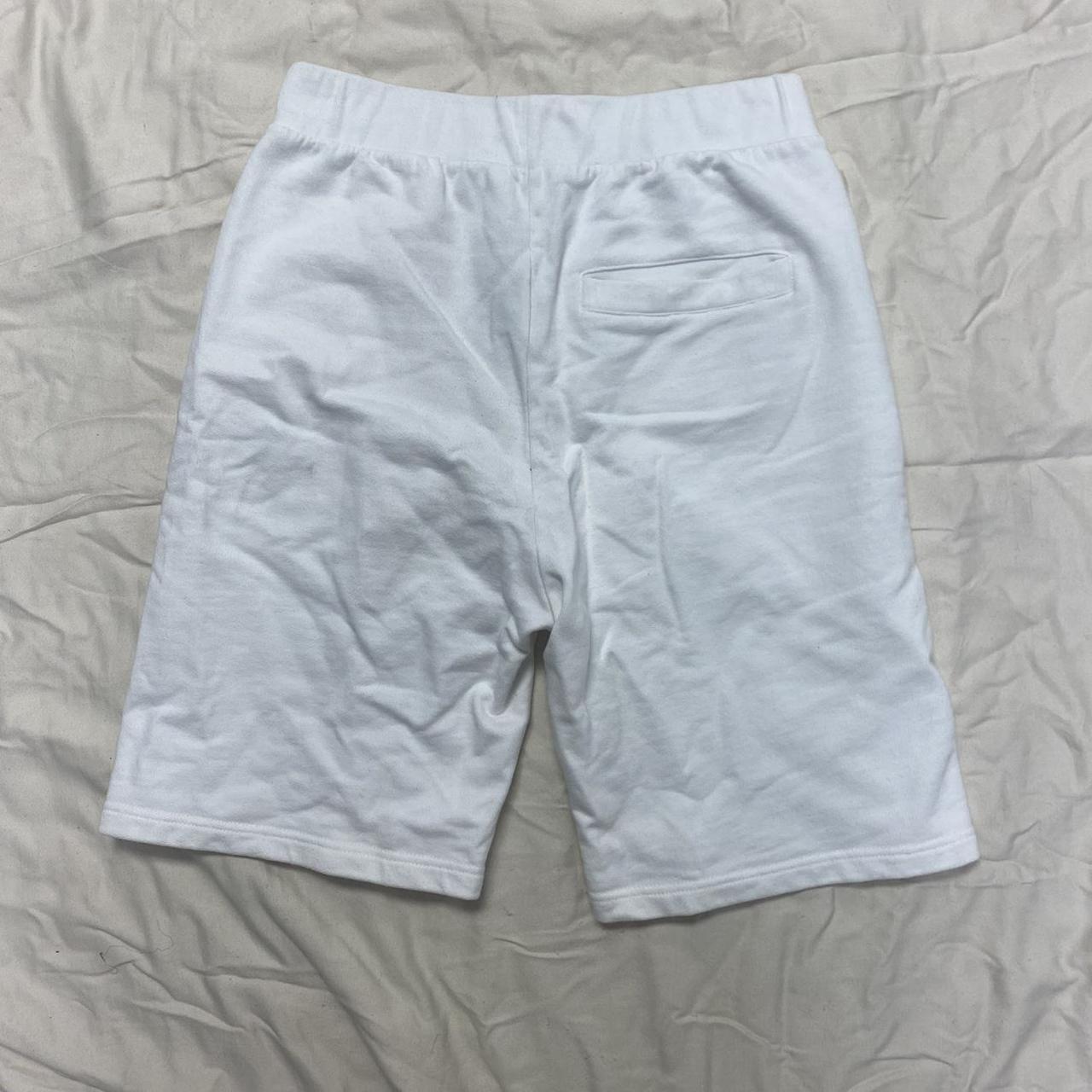 Hood By Air Men's White and Black Shorts | Depop