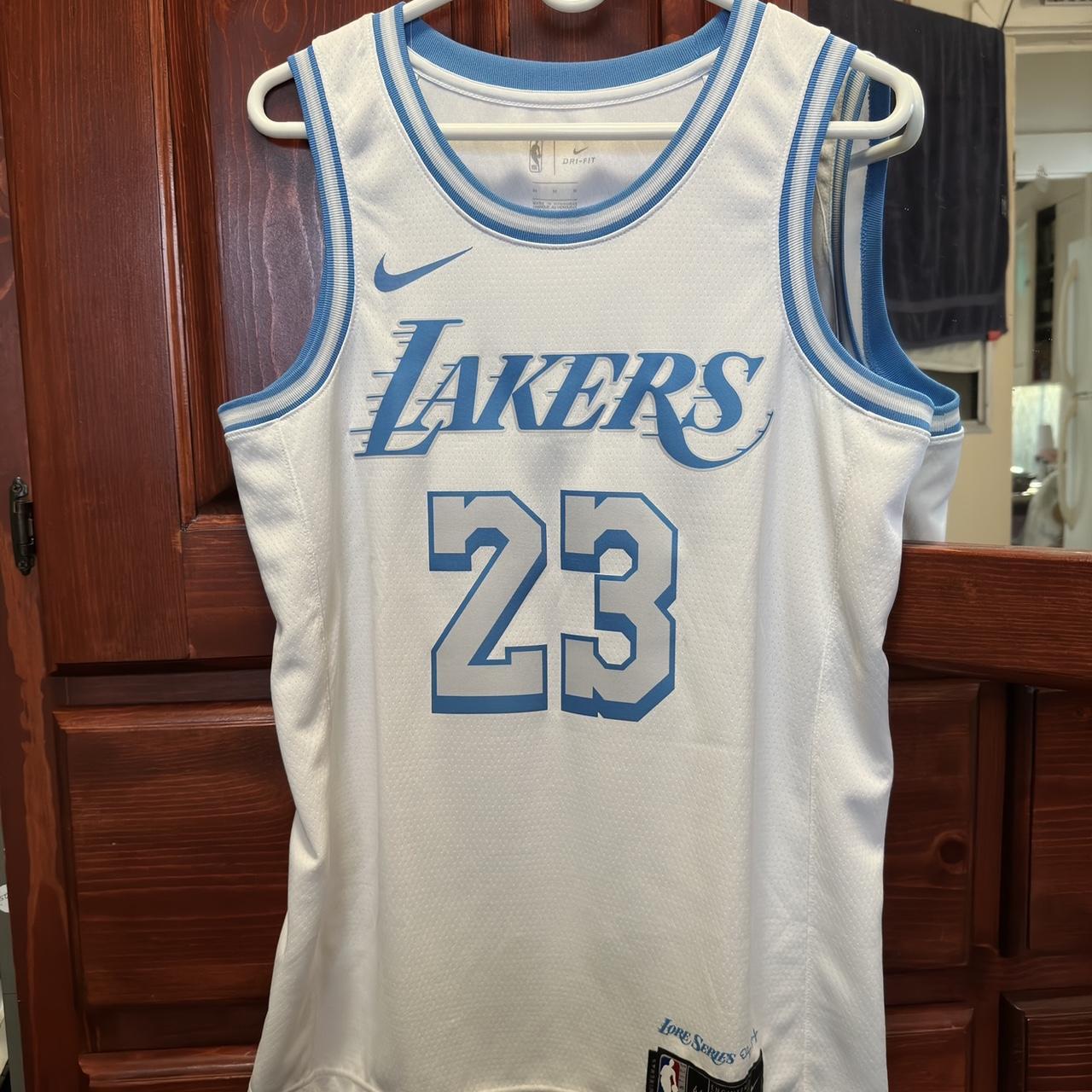 Lebron James Authentic Lakers City Edition Jersey - Depop