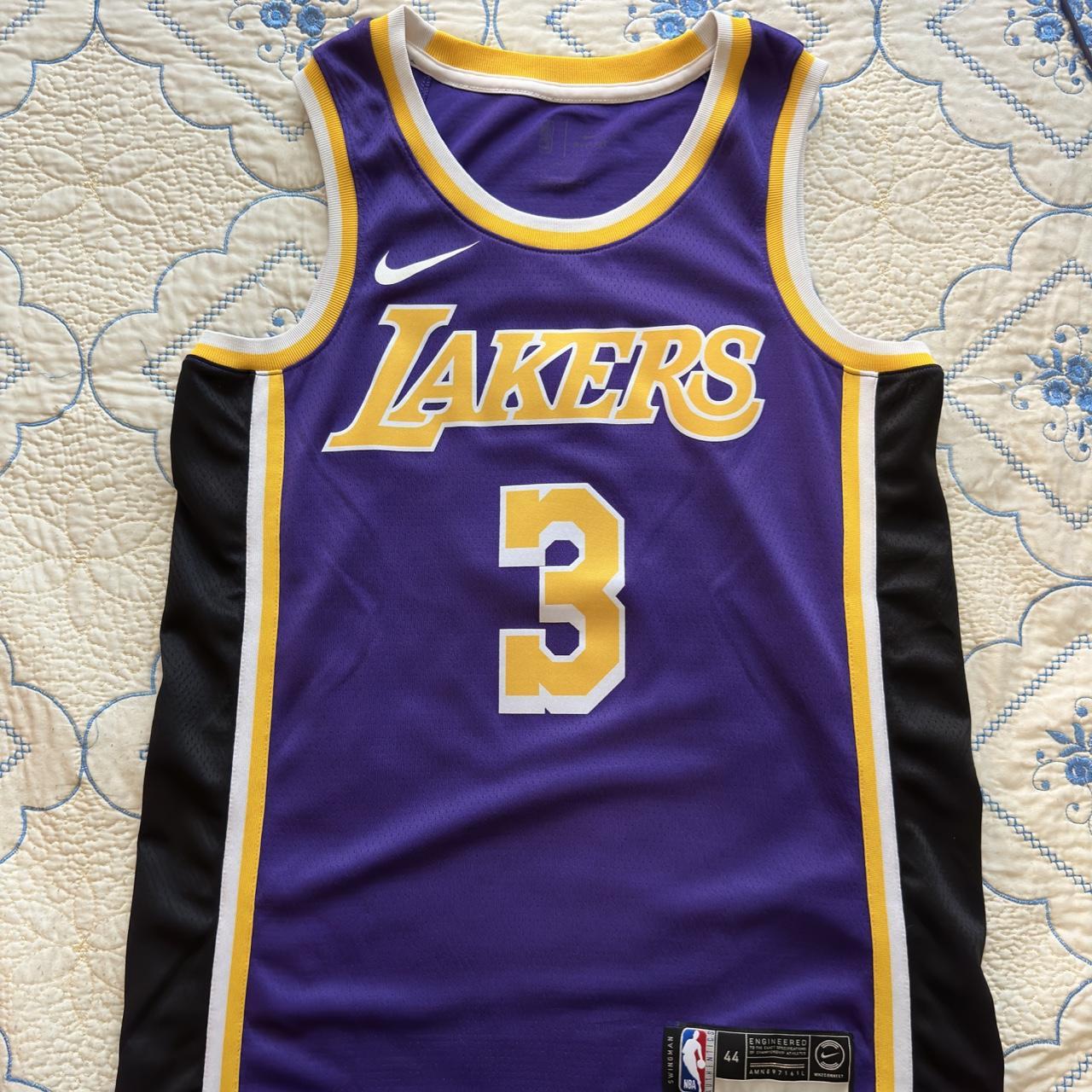 Lebron James Authentic Lakers City Edition Jersey - Depop