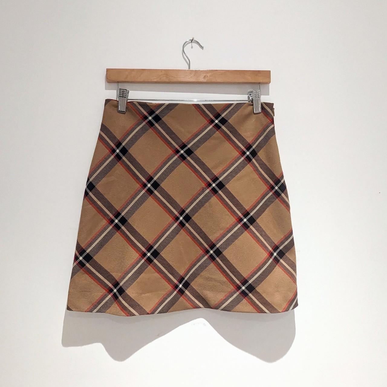 H&M Tartan Mini Skirt Thick Material / Satin Lined... Depop
