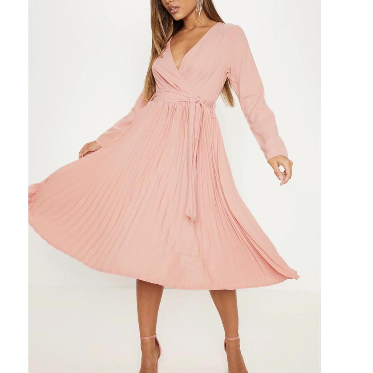 Plt pleated outlet dress