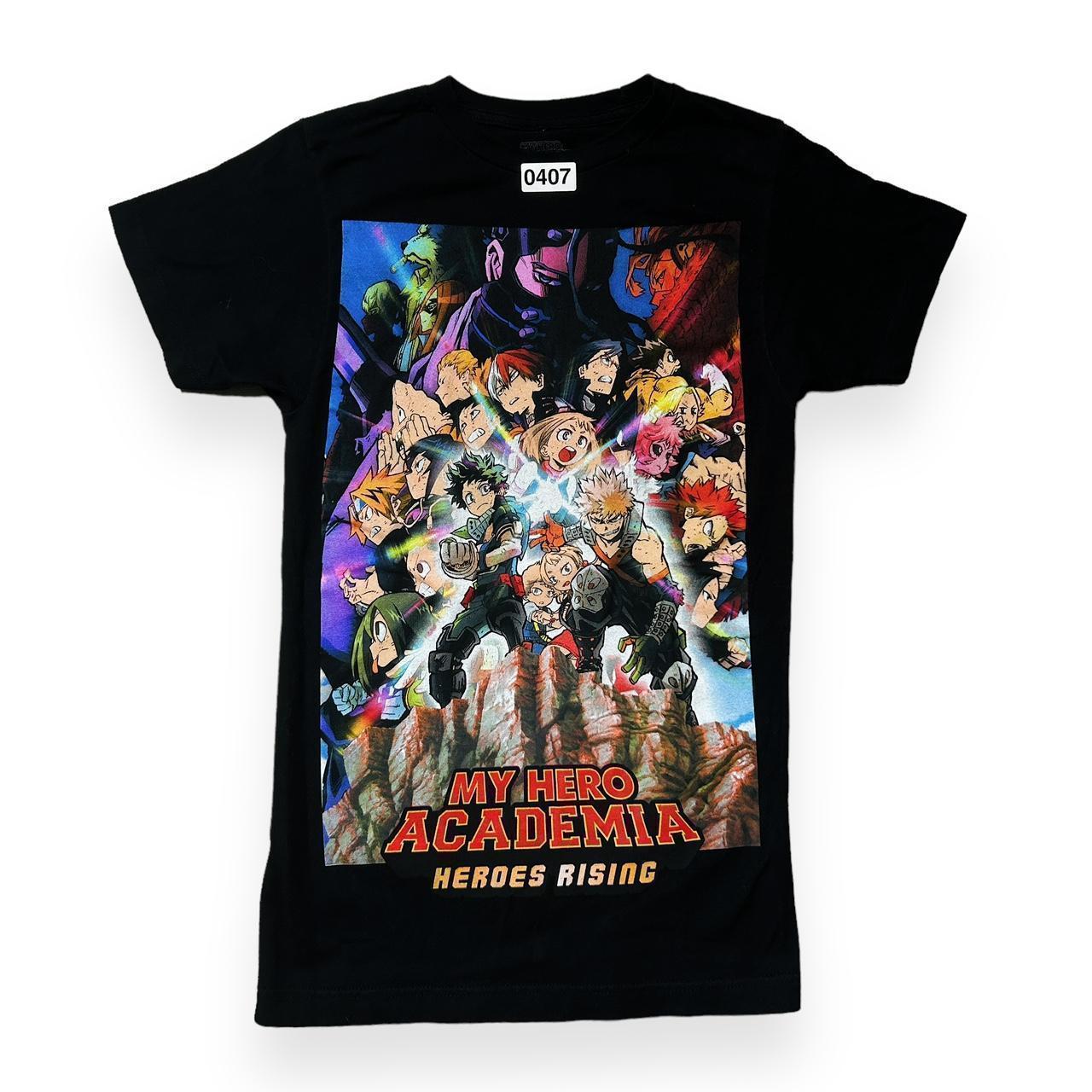 my hero academia shirt anime manga heroes rising tee Depop