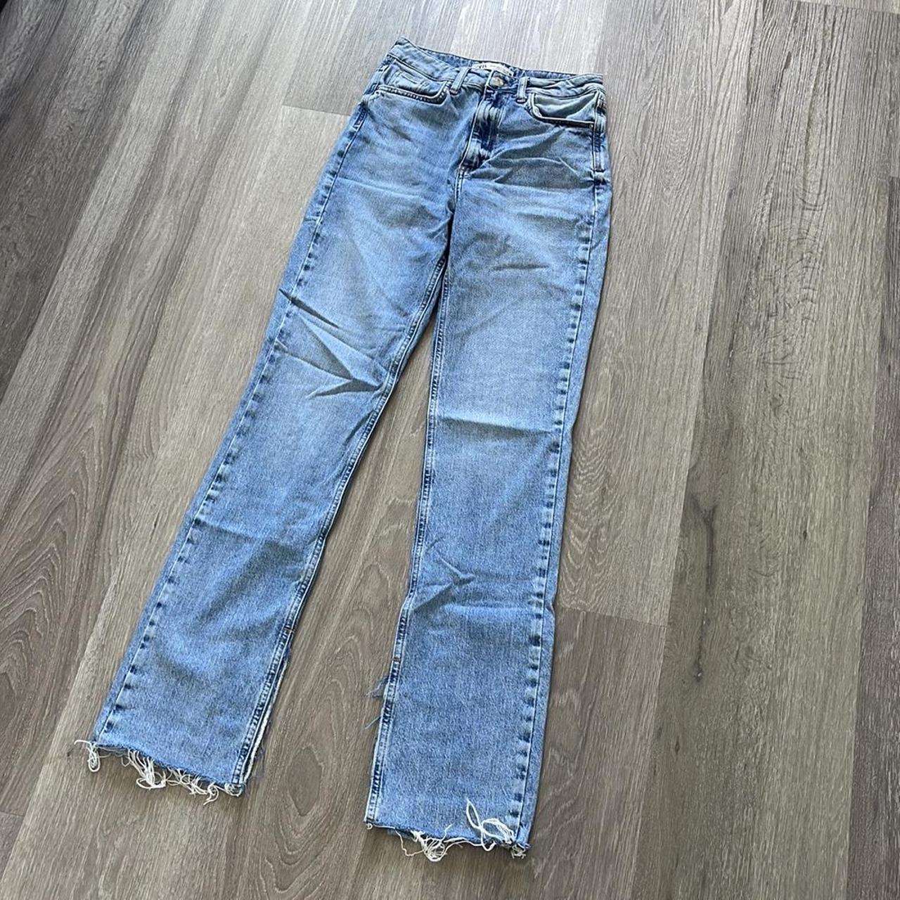 Zara Bootleg Jeans. Worn twice. Perfect condition.... - Depop