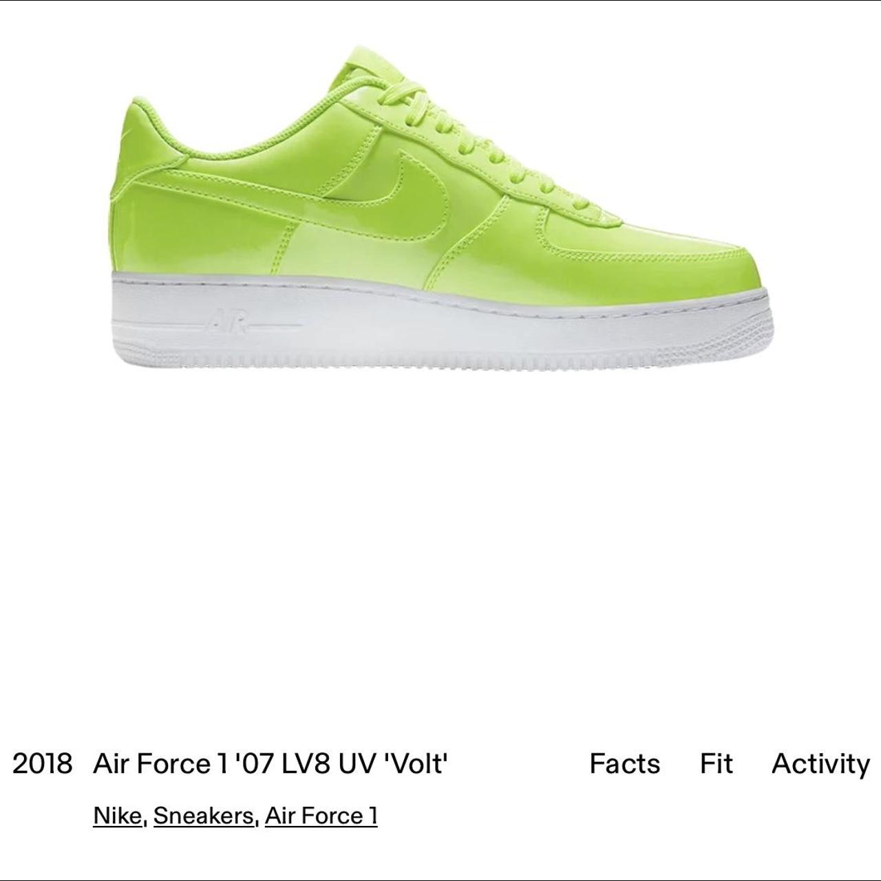 Nike Air Force 1 '07 LV8 UV Volt 2018