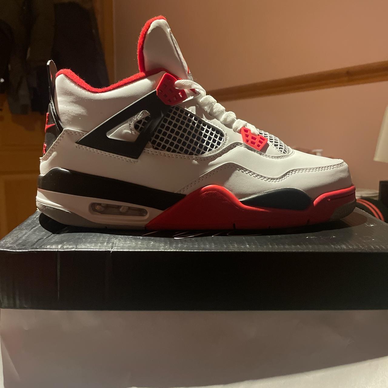mens jordan 4 fire red