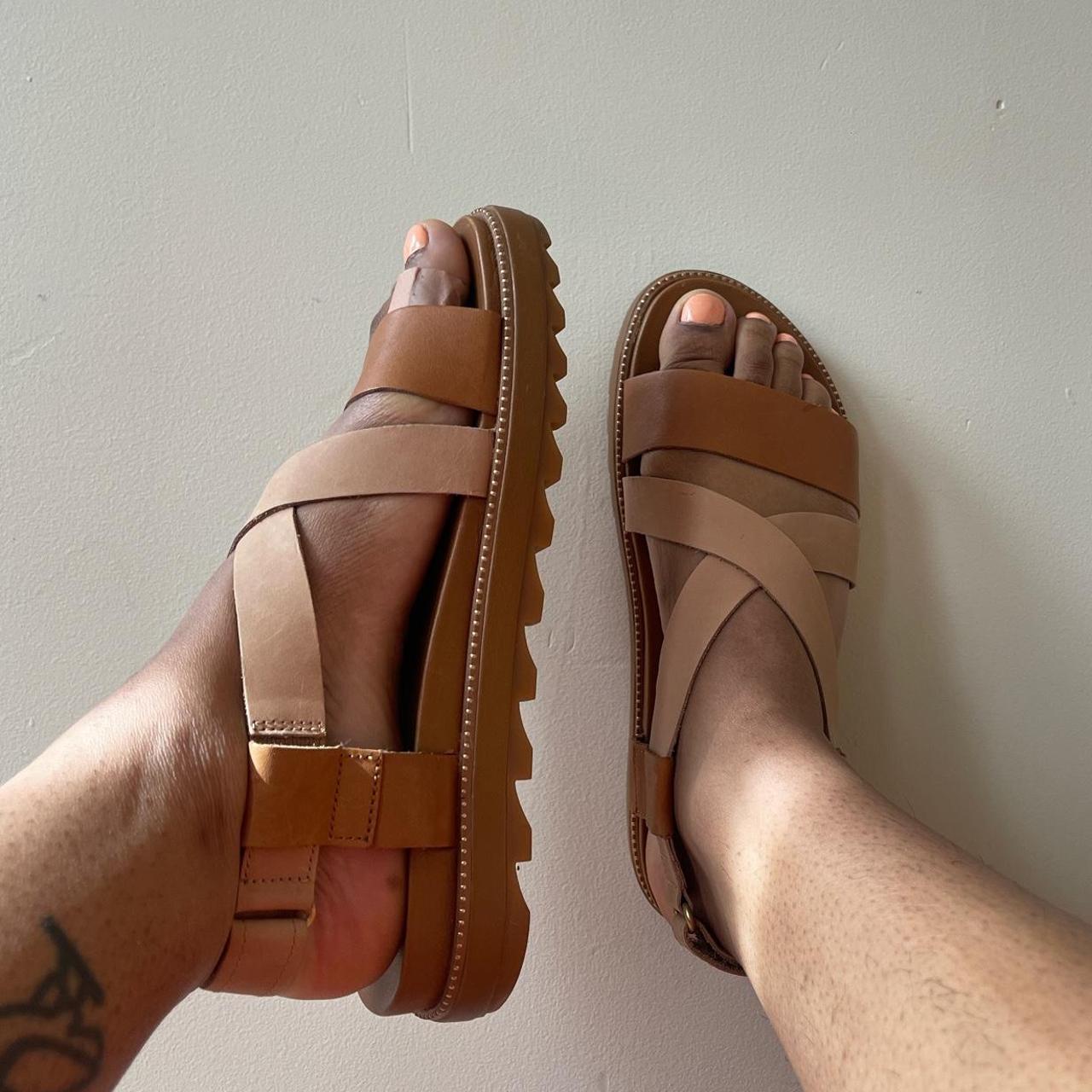 Sorel Women's Tan and Brown Sandals
