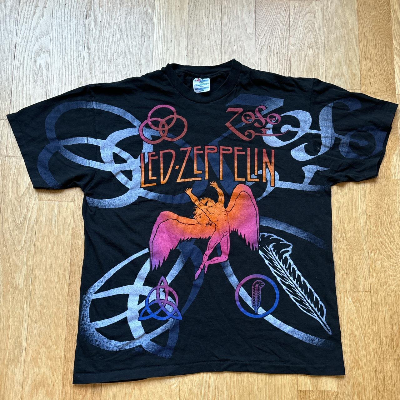 Vintage Led Zepplin buy ZOSO band tee