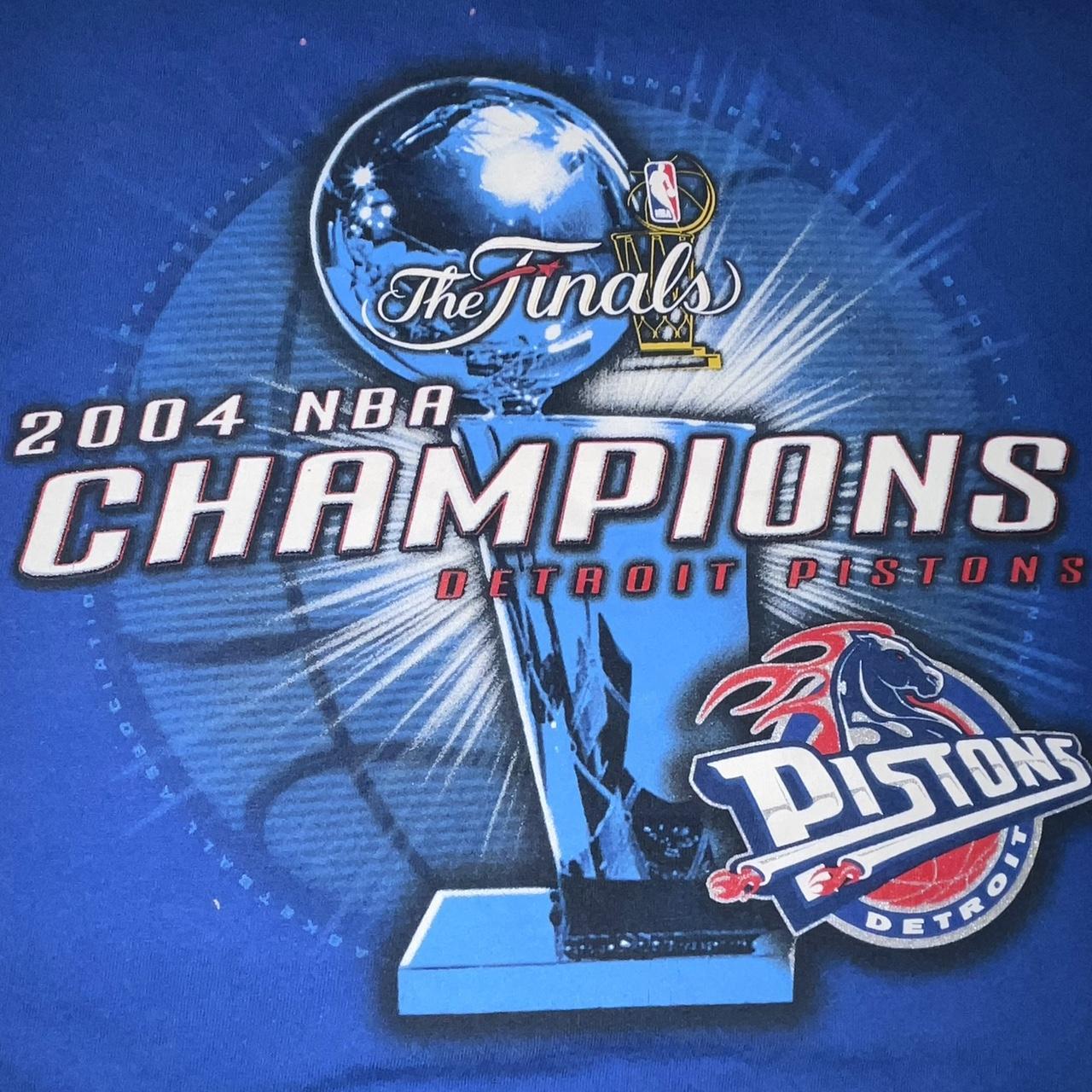 Vintage 2004 NBA Detroit Pistons Playoffs Ben - Depop