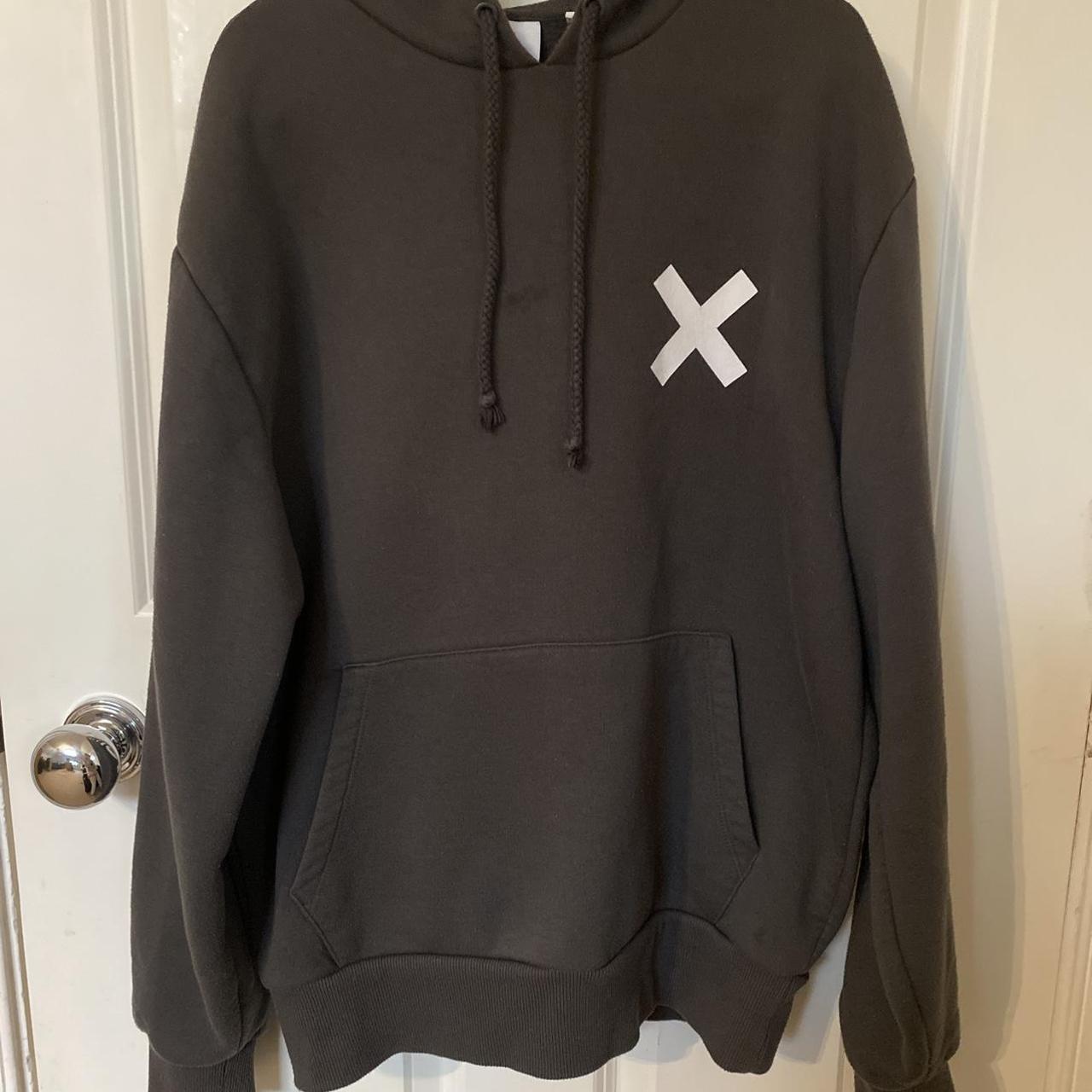 Collusion Grey oversized hoodie Size XS Would fit... - Depop