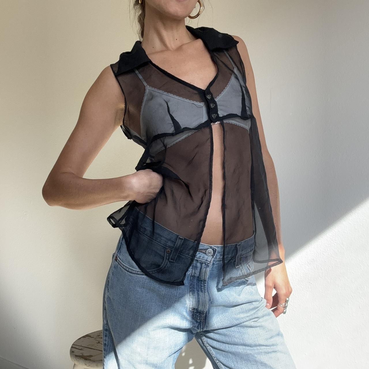 American Vintage Women's Tank top - Black - M – v… - image 2