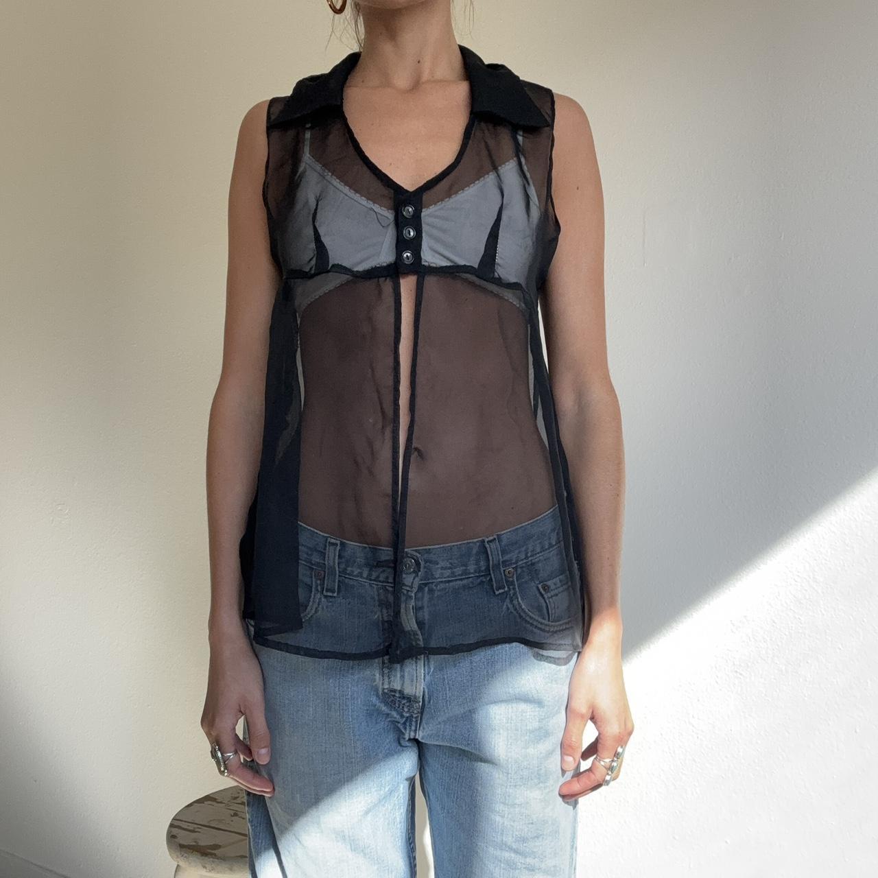 American Vintage Women's Tank top - Black - M – v… - image 3