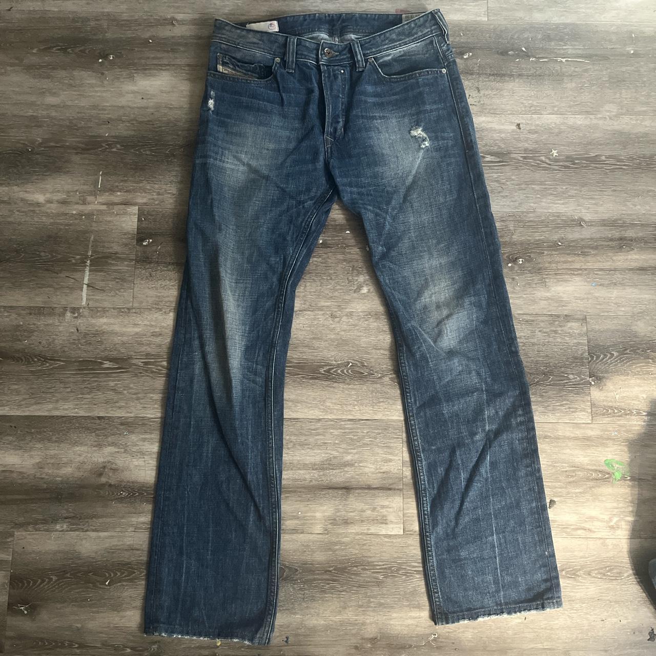 Diesel Straight Leg Jeans 29 inch waist 30 inch Depop