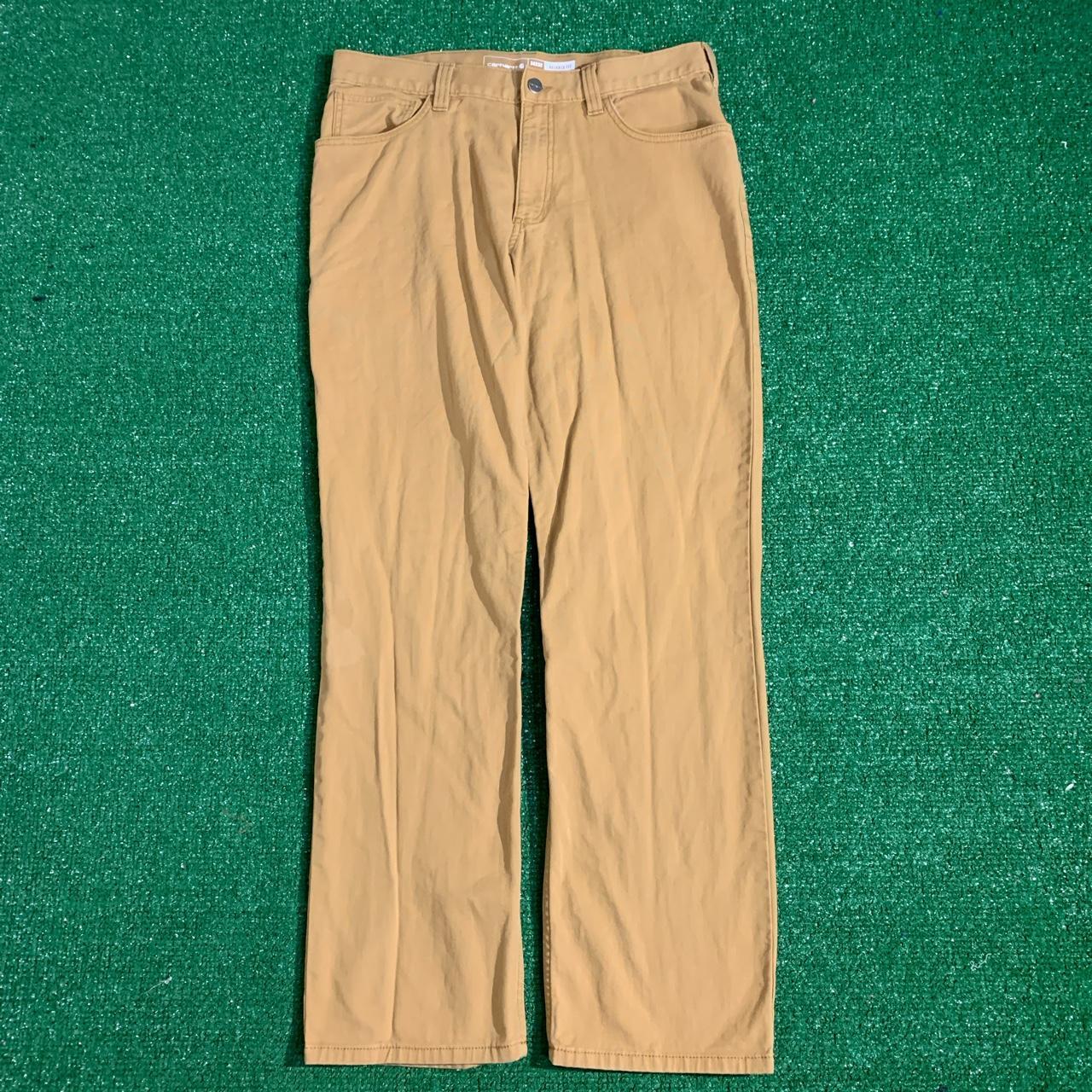Carhartt Men's Khaki Trousers | Depop