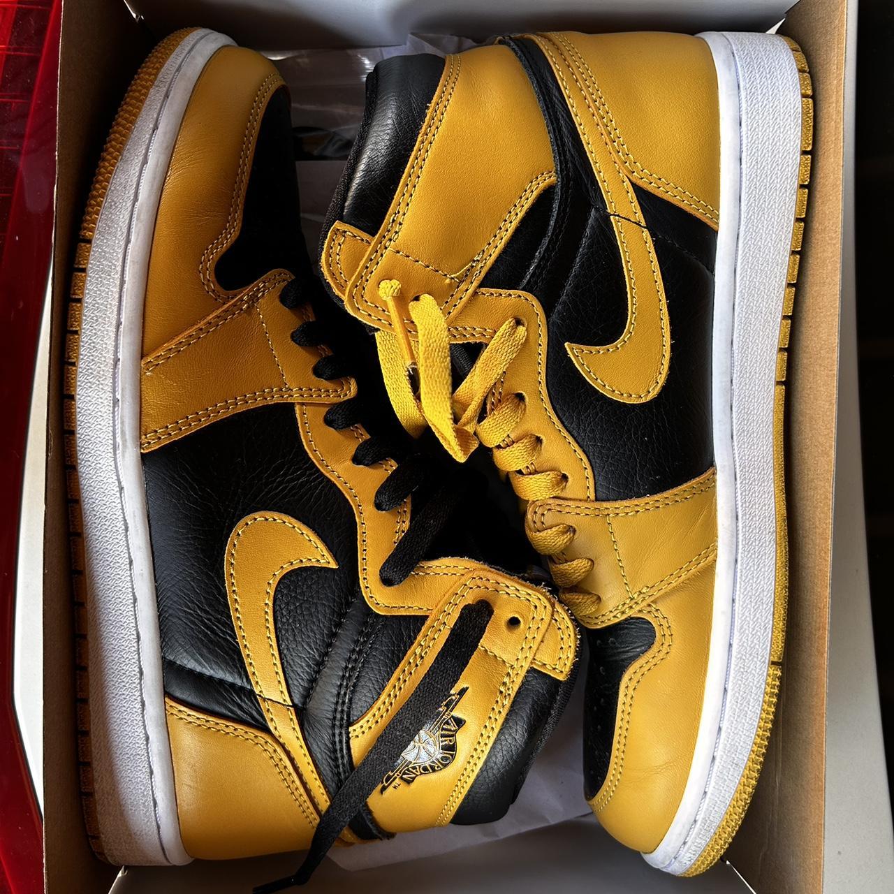 Jordan 1 Retro High OG Yellow Pollen Amazing... - Depop