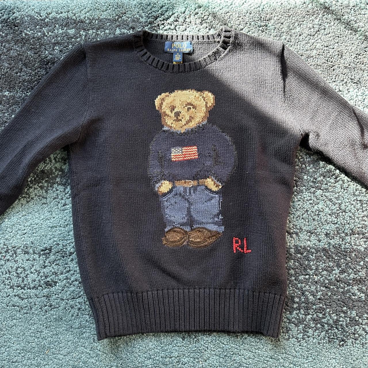Ralph Lauren Iconic Polo Bear Sweater Super cute... - Depop