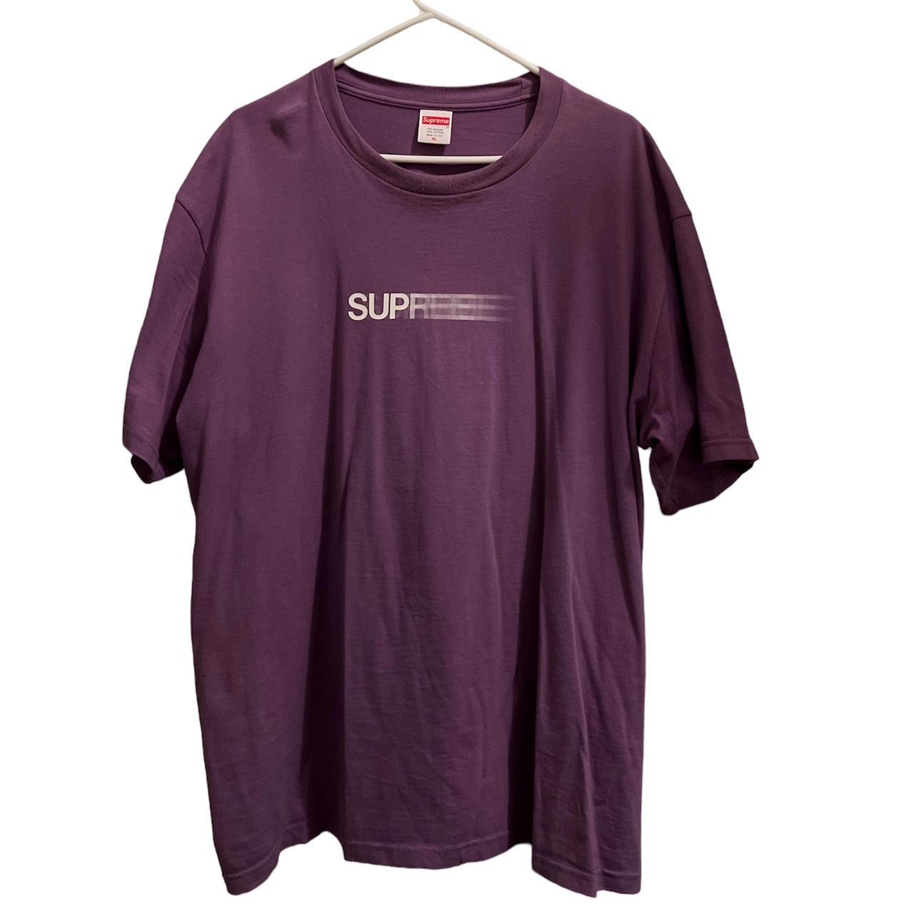 Supreme Motion Logo Tee (SS20) Purple Men's - SS20 - US