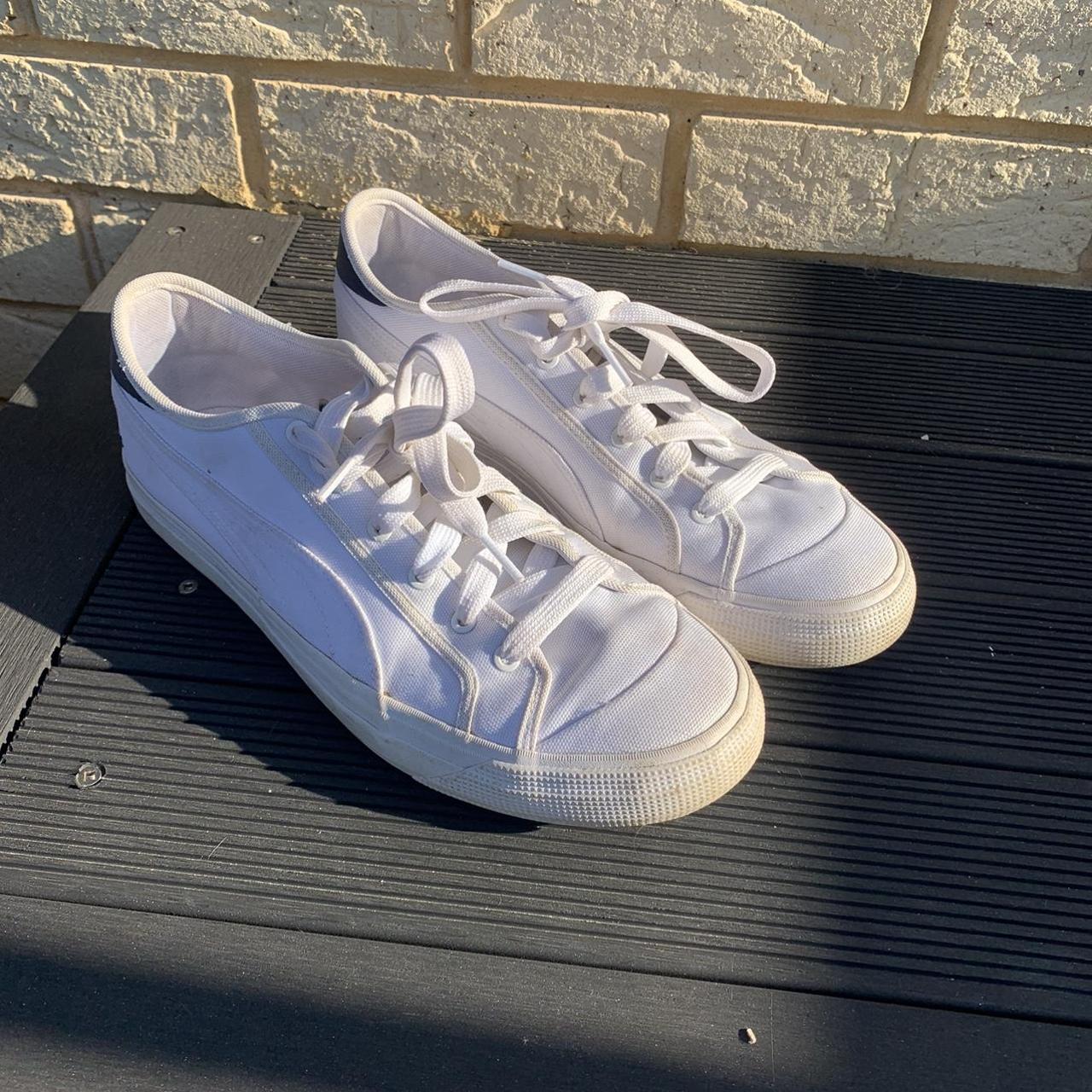 Puma Capris in White - Depop