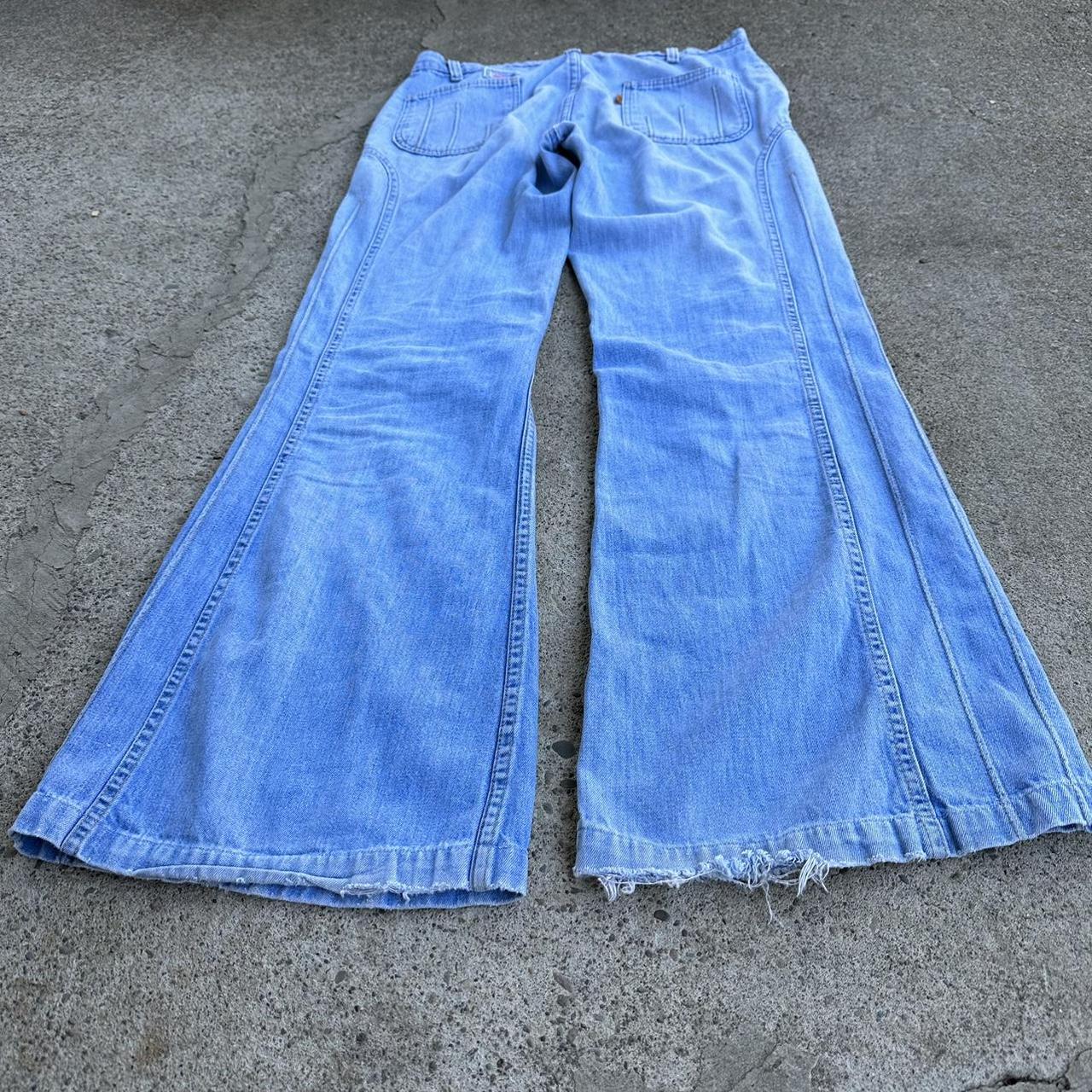 Vintage 70s Levi’s orange tab bellbottoms 1970s... - Depop