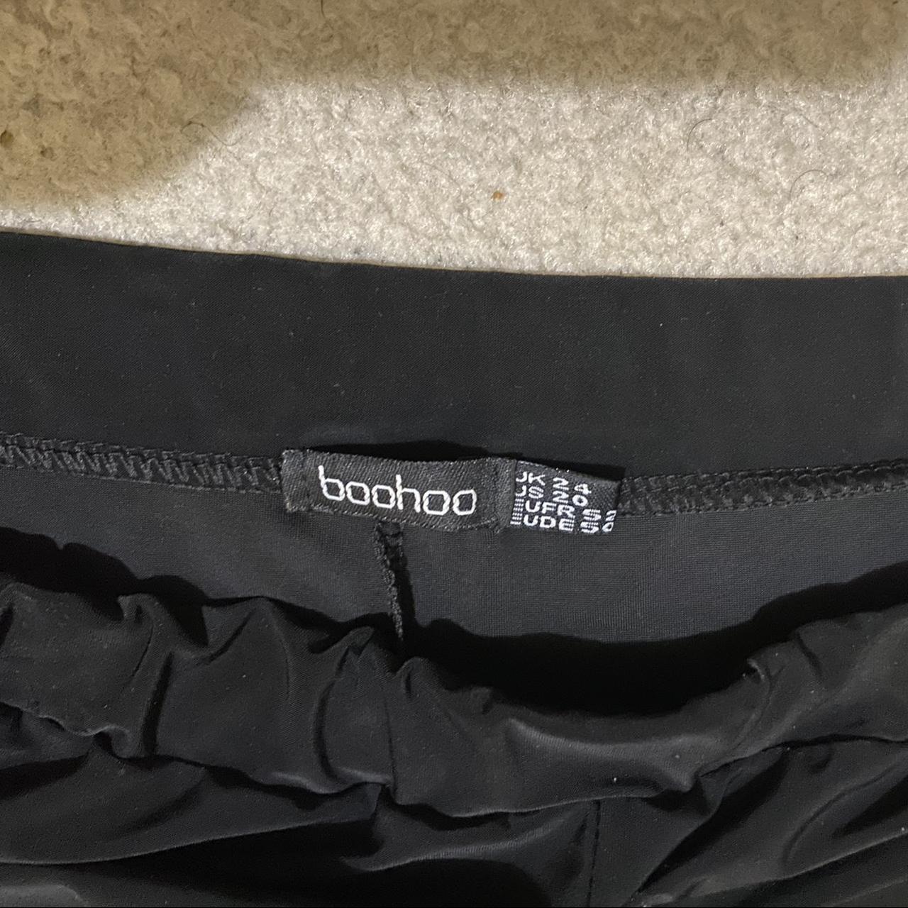 Boohoo Plus Women's Black Tailored-trousers