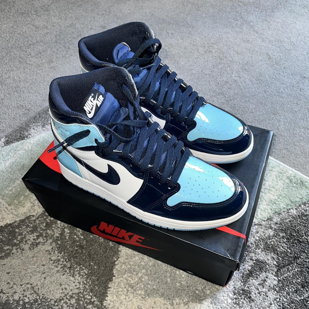 jordan 1 unc patent laces