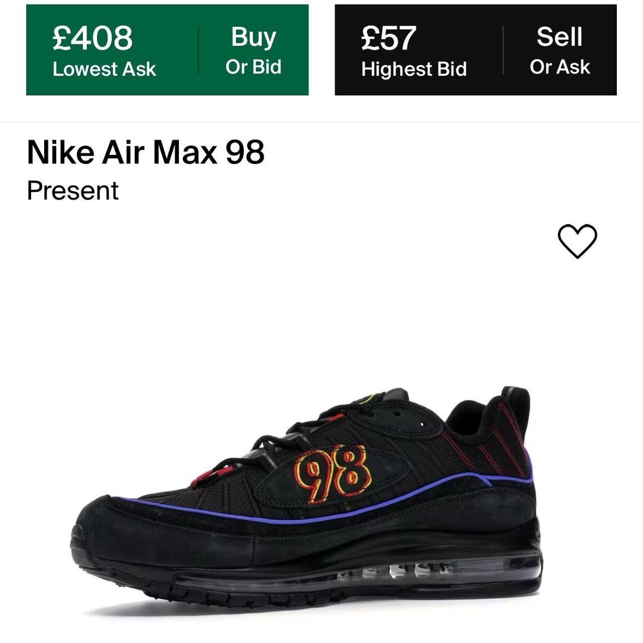 Air max 98 Present Size Uk 10 Lowest price on. Depop