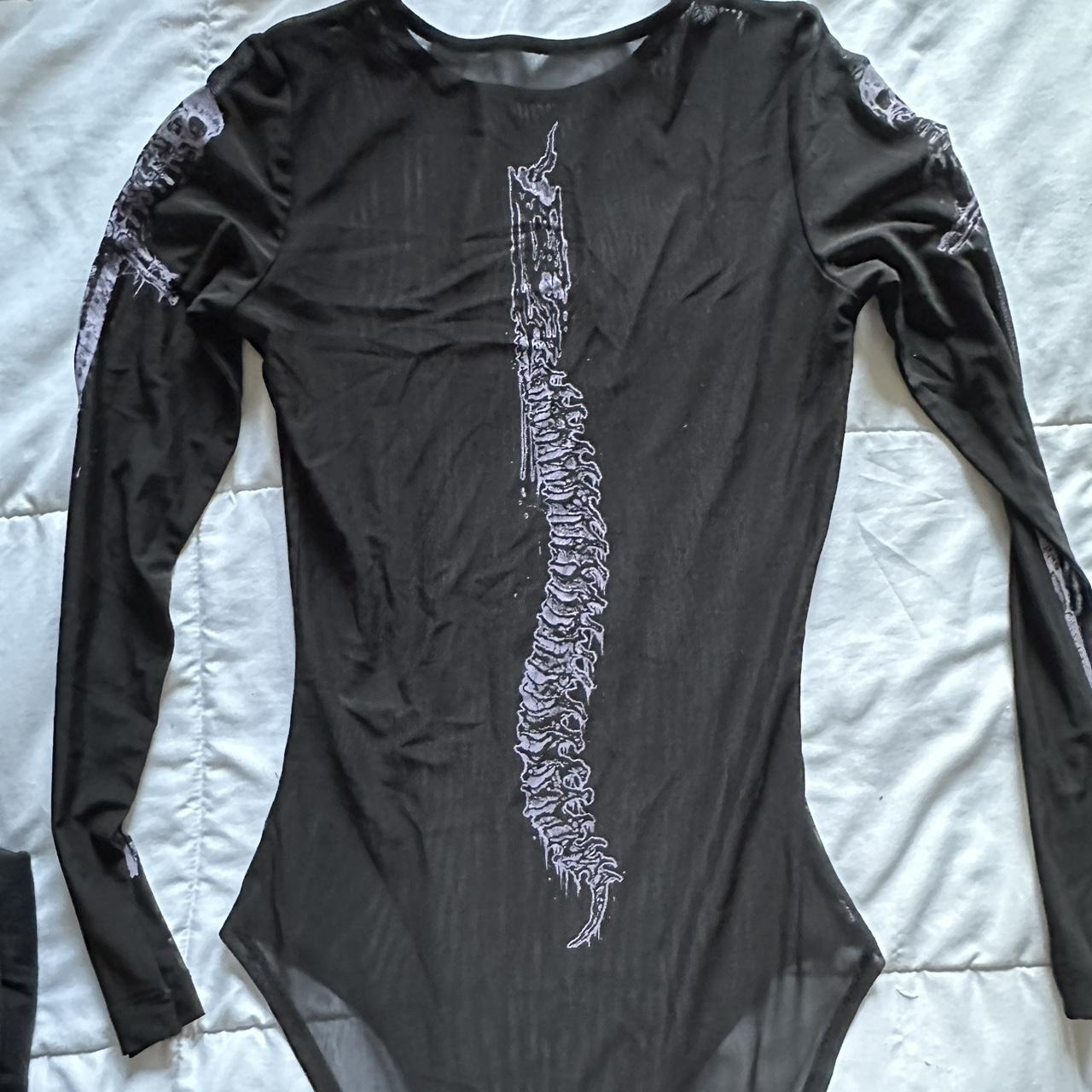 Disturbia x Mark Riddick Long-sleeved mesh... - Depop