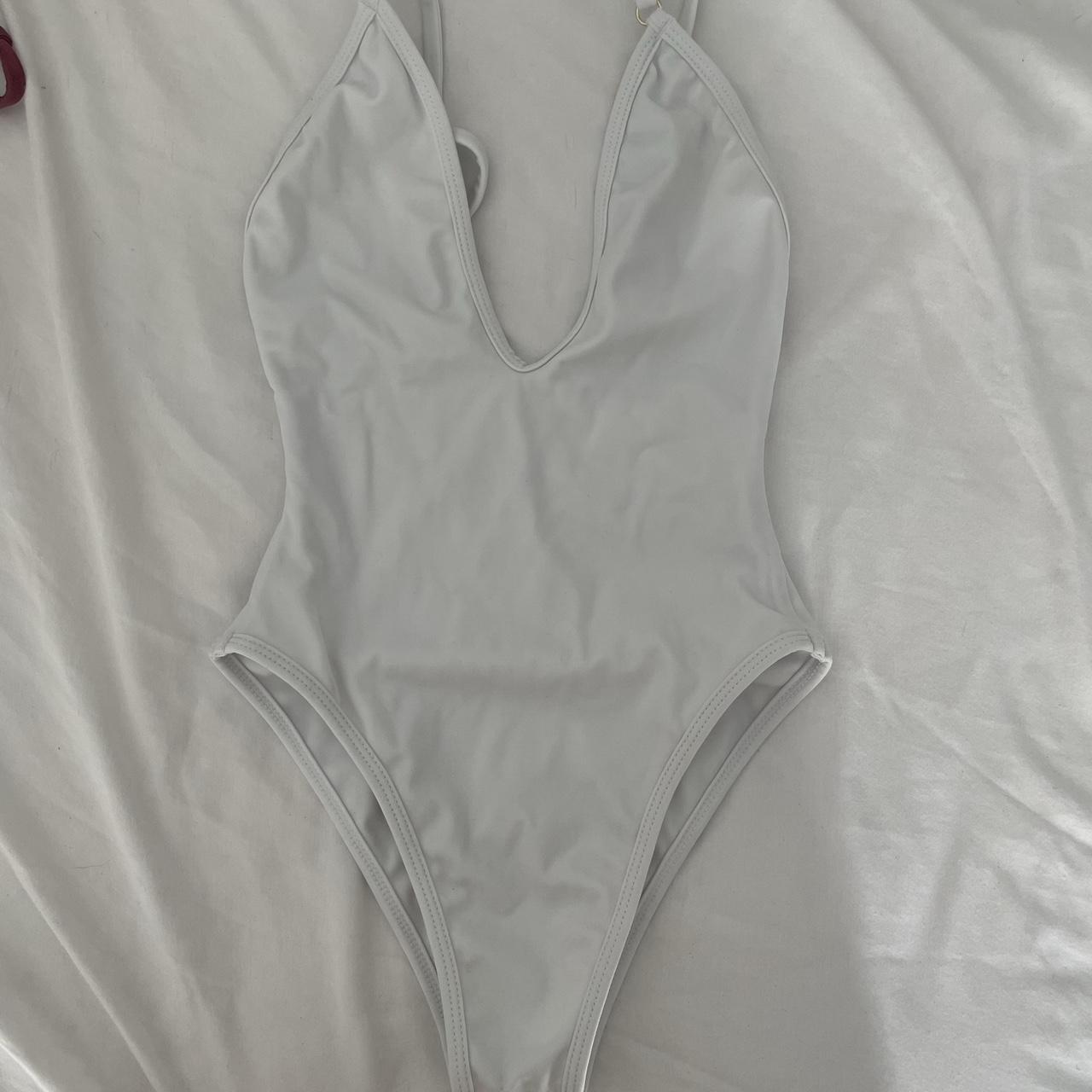 gooseberry seaside so chic white one piece bathing... Depop