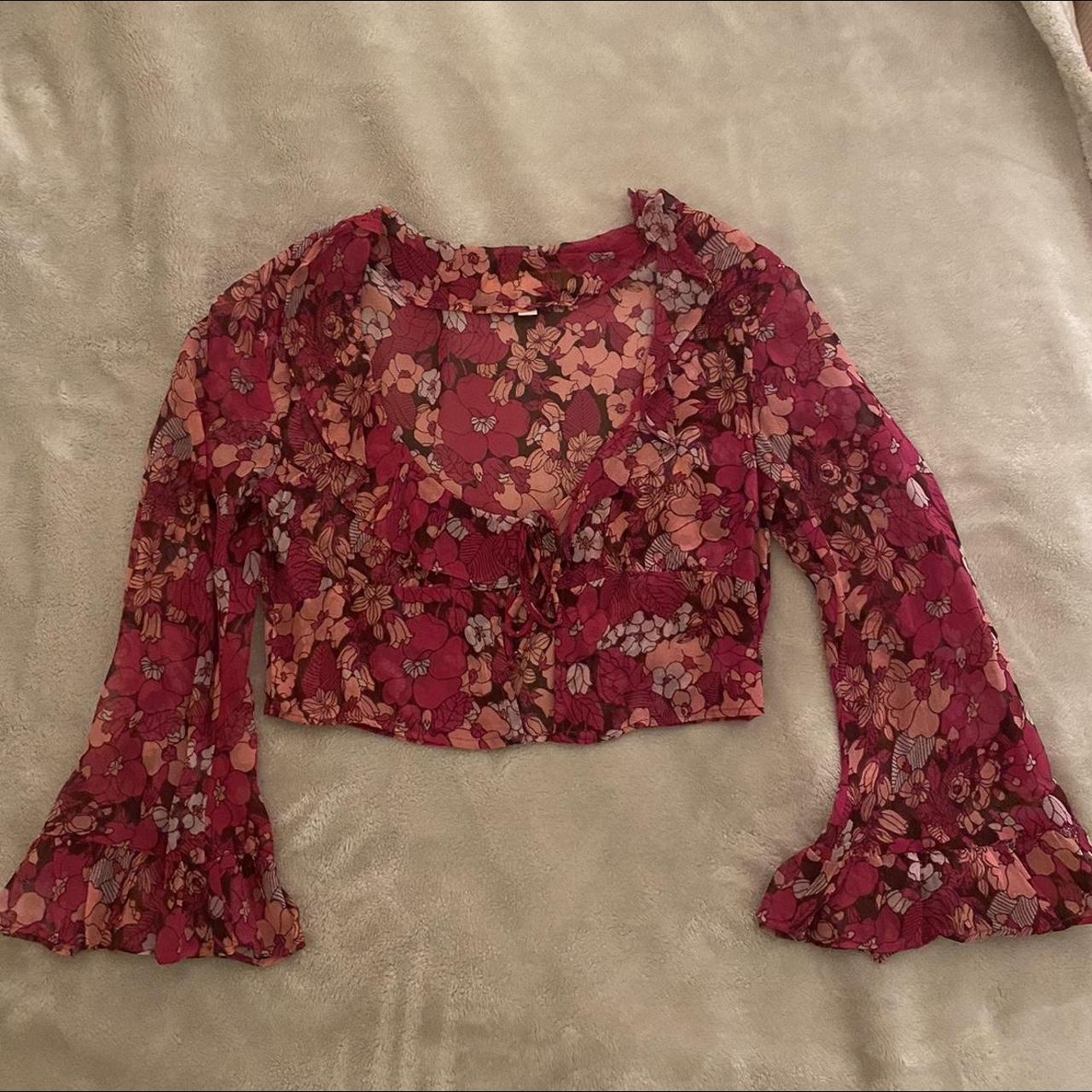 Urban Outfitters Women's Pink Shirt | Depop