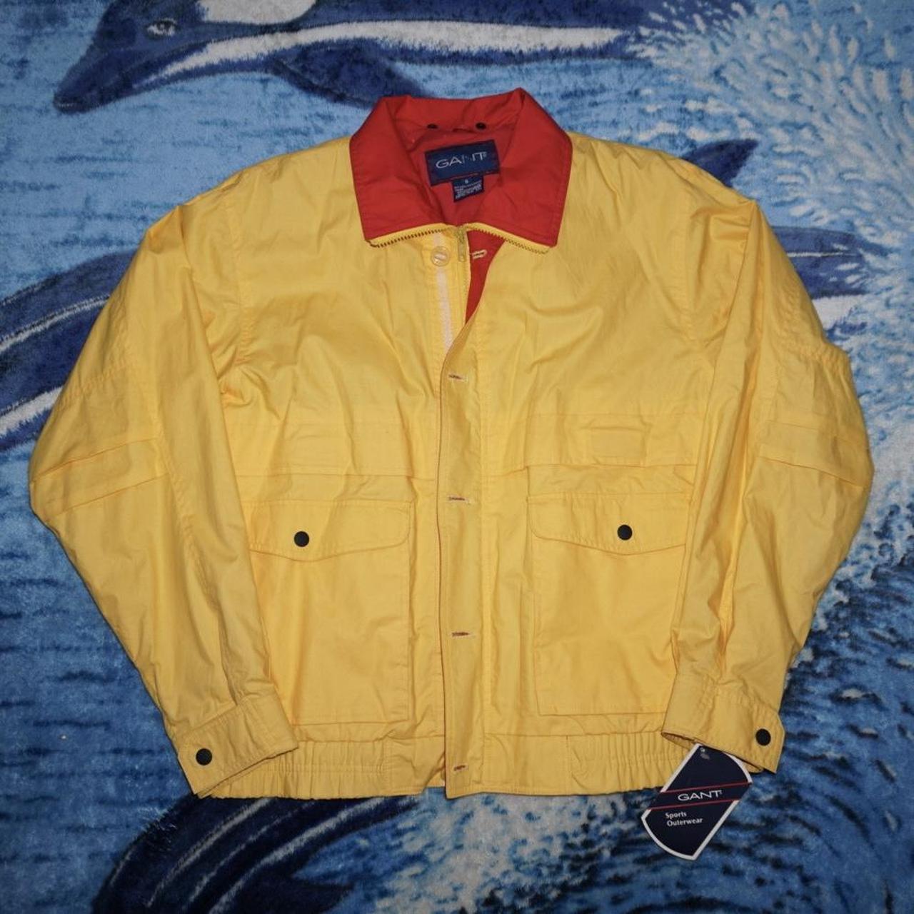 GANT Men's Yellow and Red Jacket