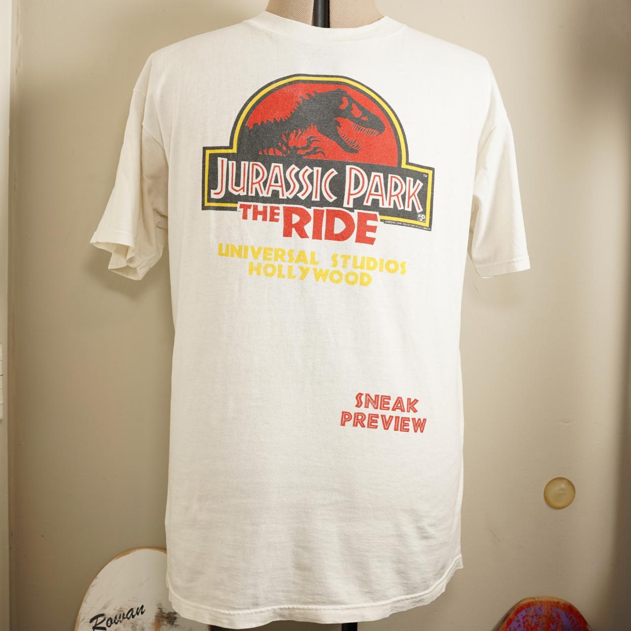 Vintage 1996 Jurassic Park The Ride Universal... - Depop