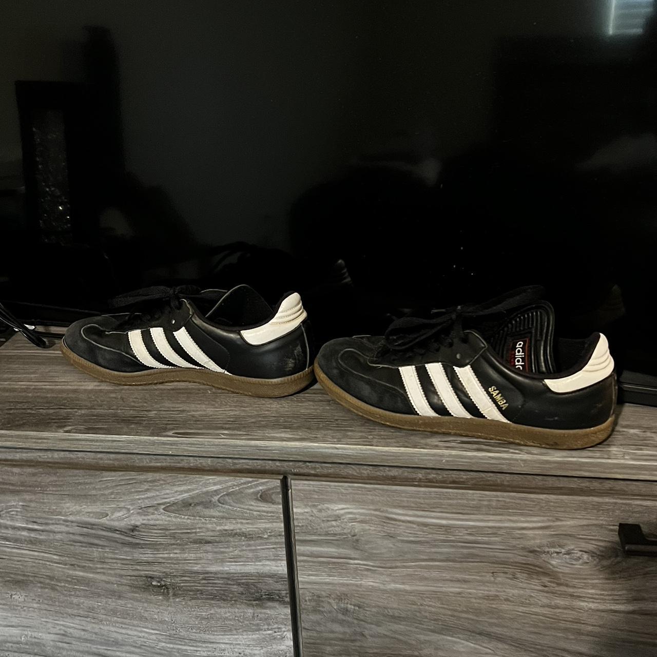 mens black adidas samba trainers