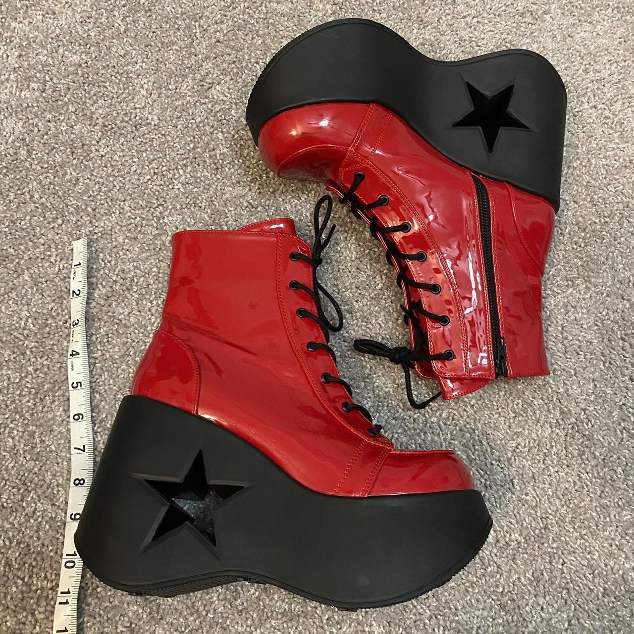 platform star boots ☆.｡.:* brand: demonia size:... - Depop