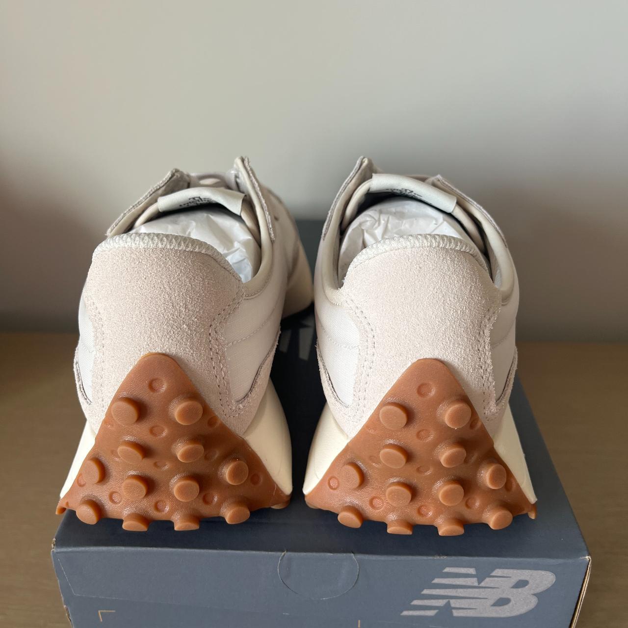 New Balance 327 Off White Moonbeam Leopard Print... Depop