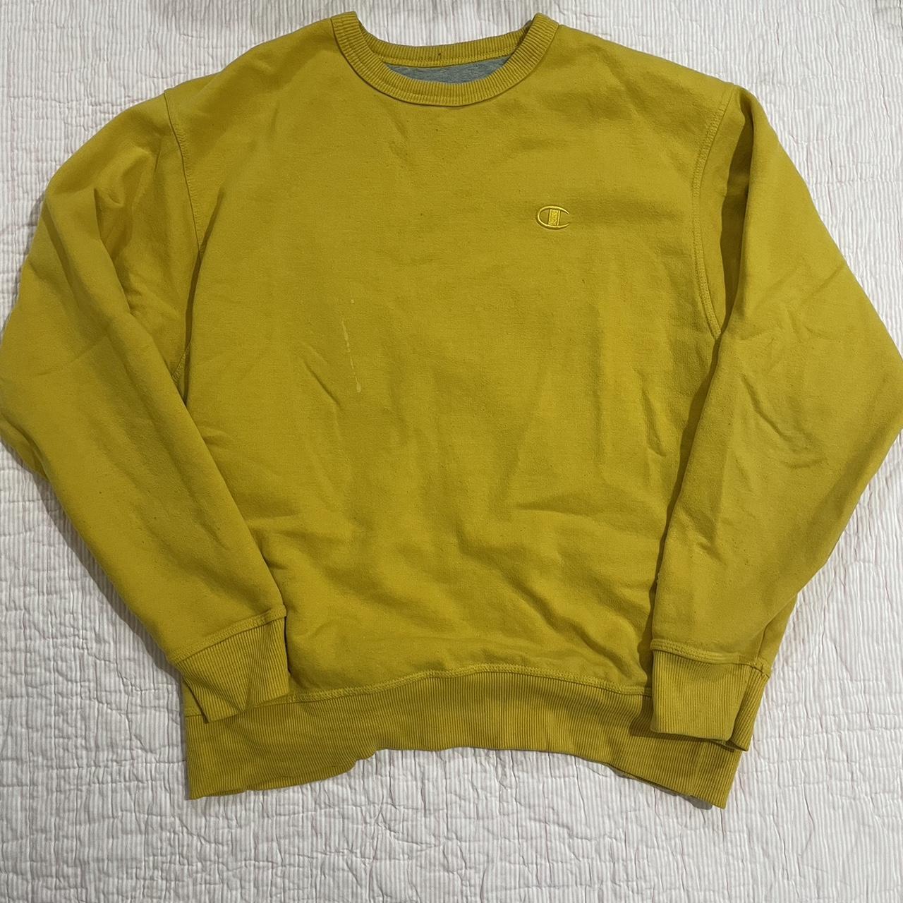 Champion mustard hot sale yellow sweater