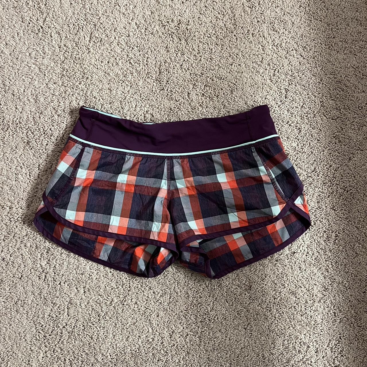 Lululemon Speed Short buy Rad Plaid Size 4