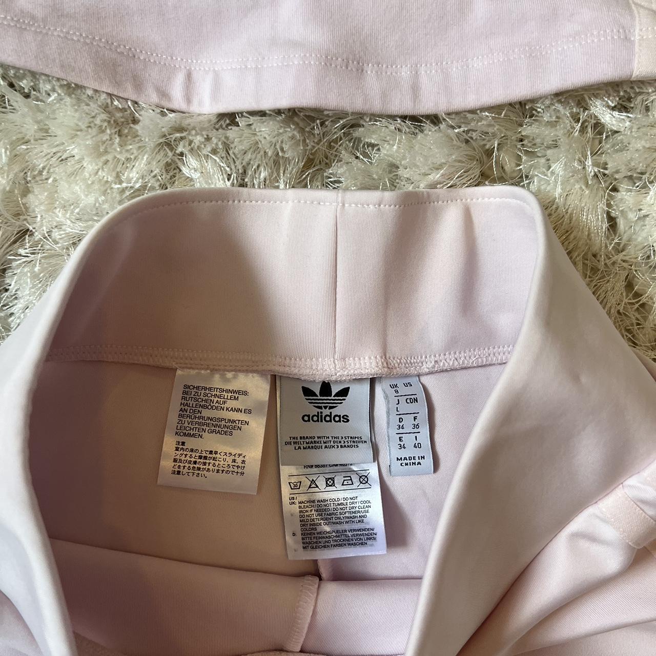 ADIDAS TWO PIECE🩷 Baby pink mini shorts and one... - Depop