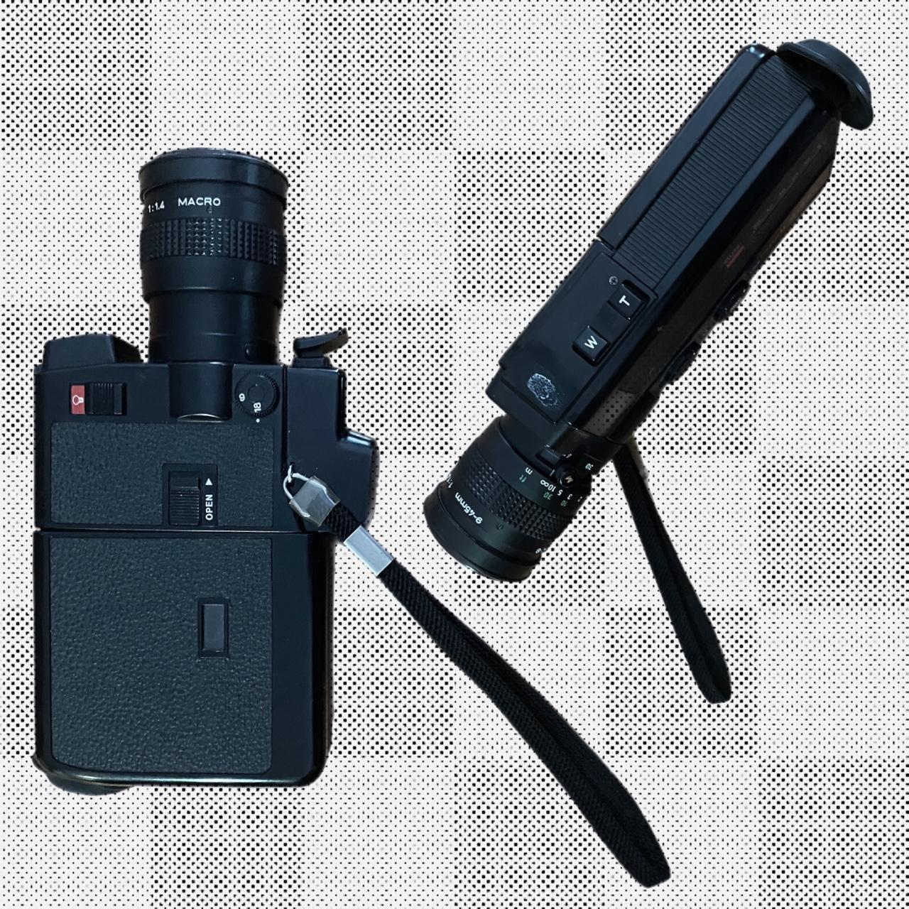 Olympus Black and White Camerasandaccessories Depop