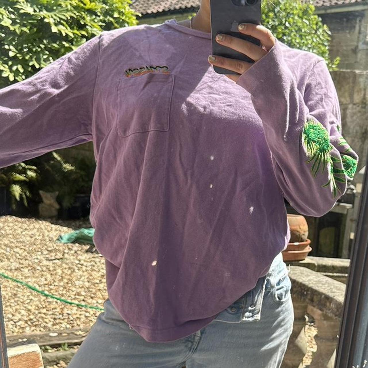 STUSSY lilac sweatshirt So cool and unique