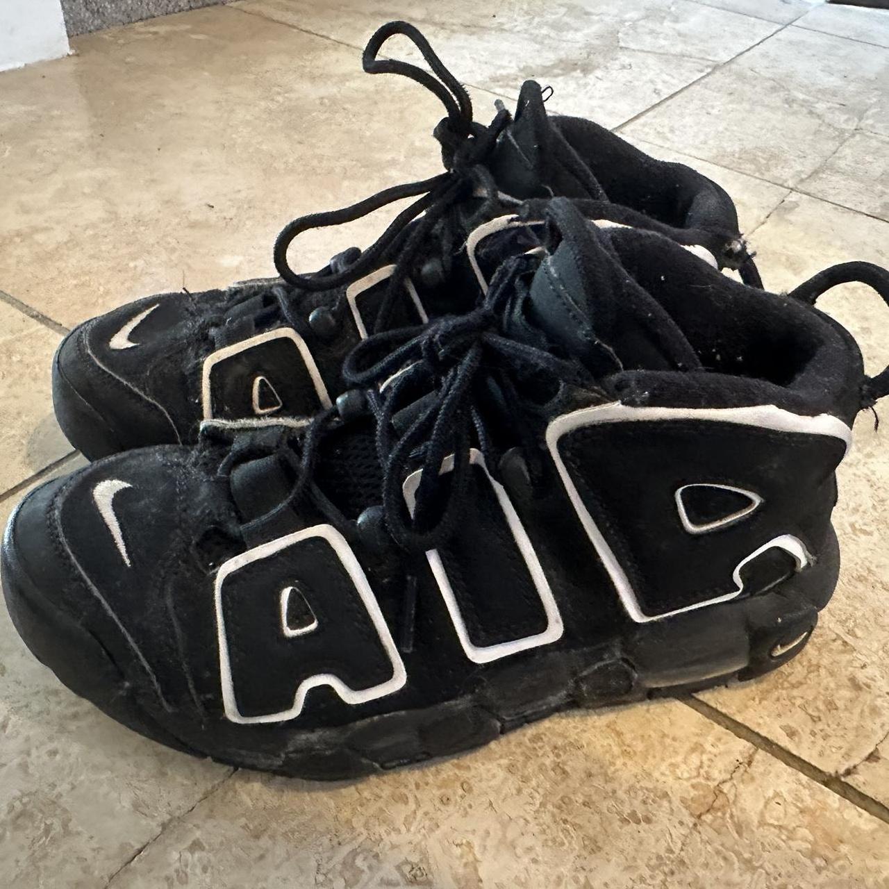 uptempo gray black and white