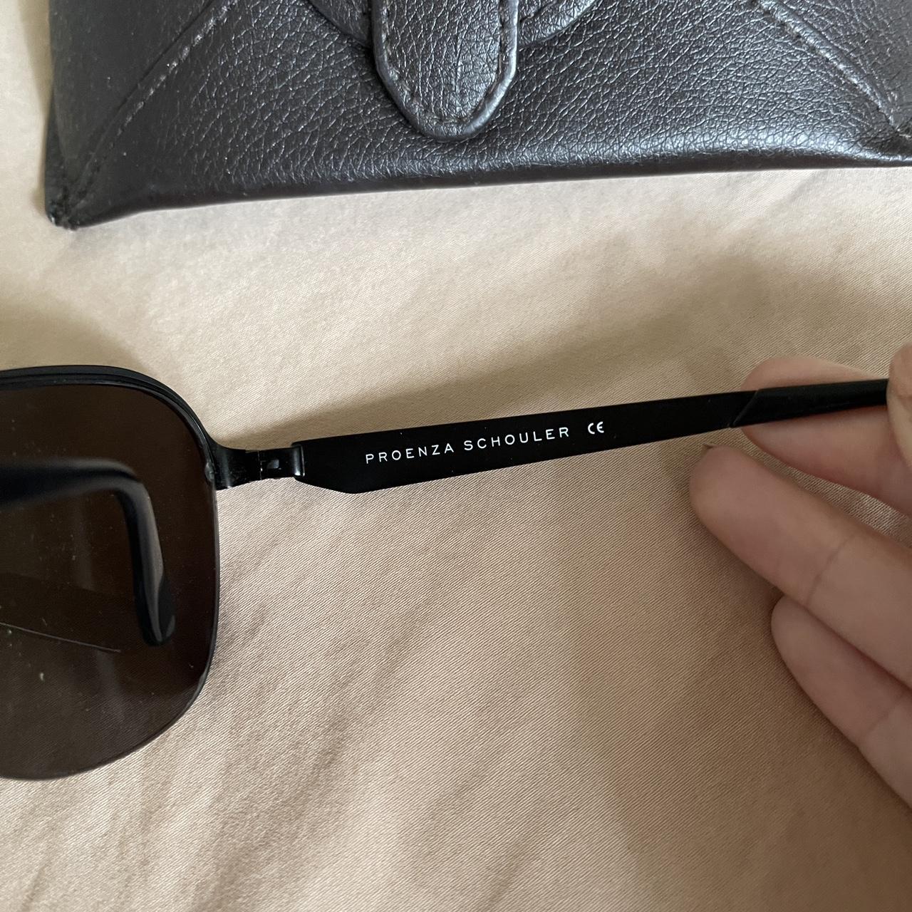 proenza schouler aviator sunglasses its flawed a