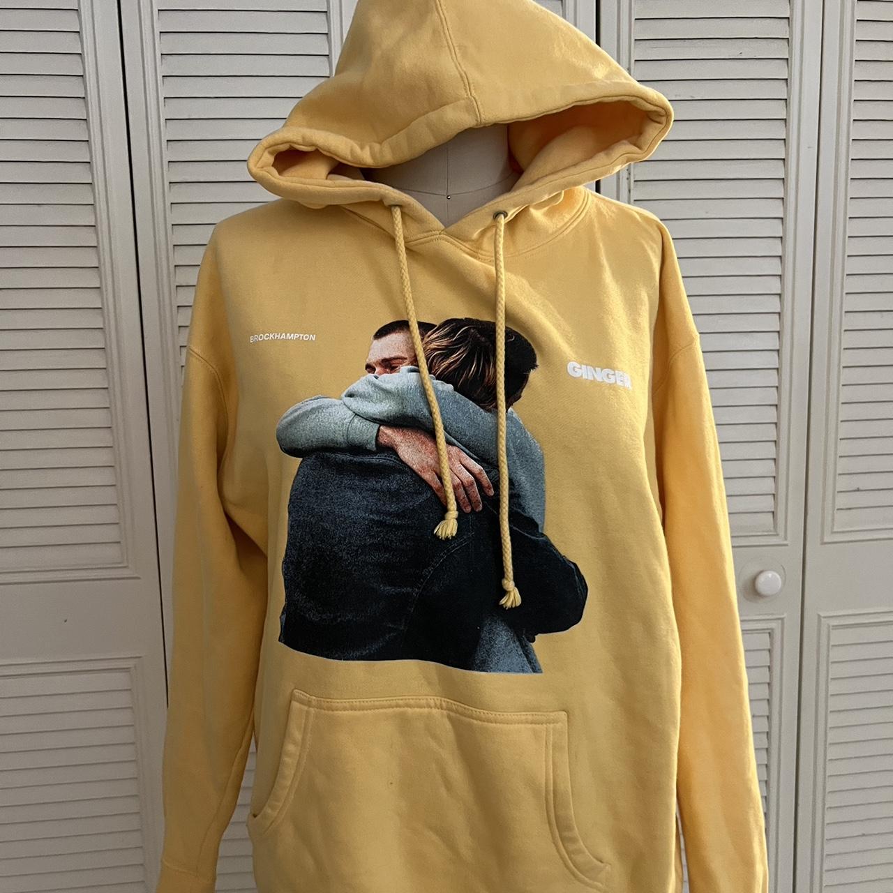 Brock Hampton Ginger hot Album Tour deep Yellow Hoodie S/M