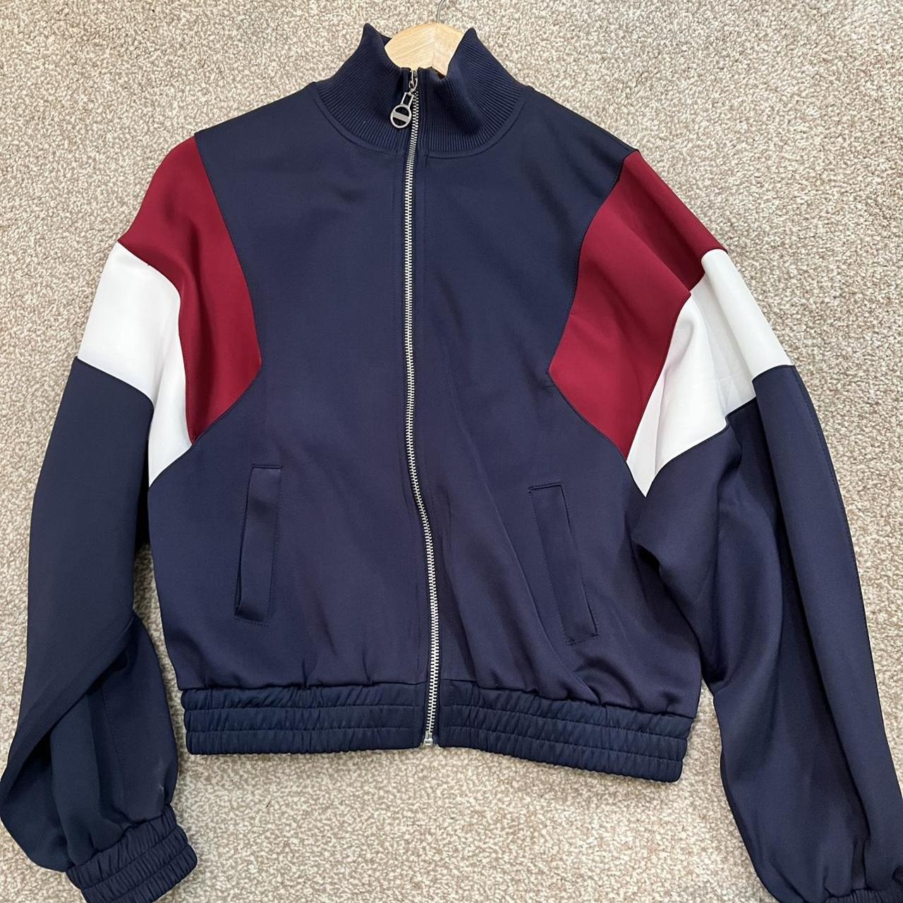 Bershka Women's Navy Jacket | Depop