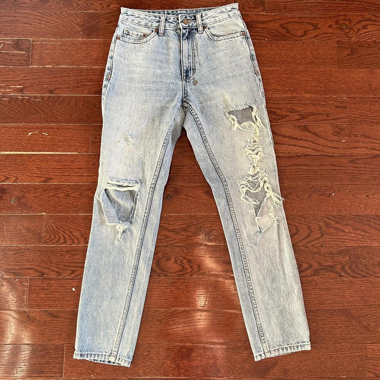 perfect light wash ksubi jeans with distressing.... Depop