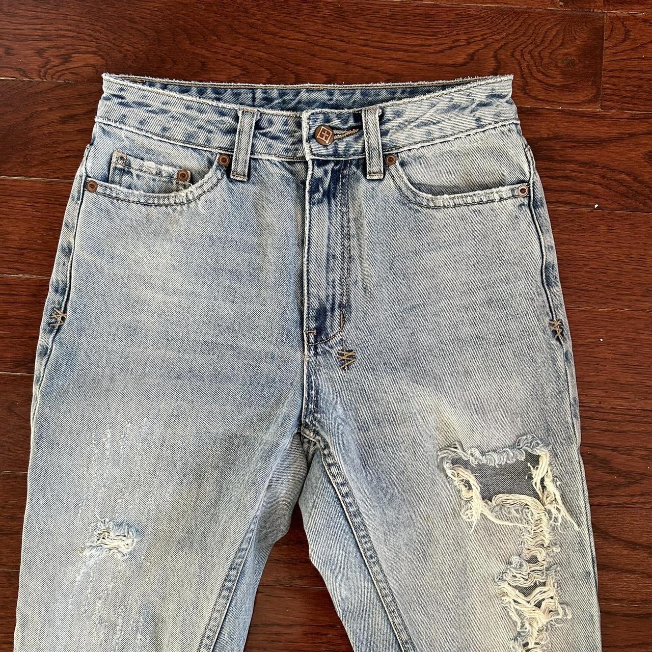 perfect light wash ksubi jeans with distressing.... Depop